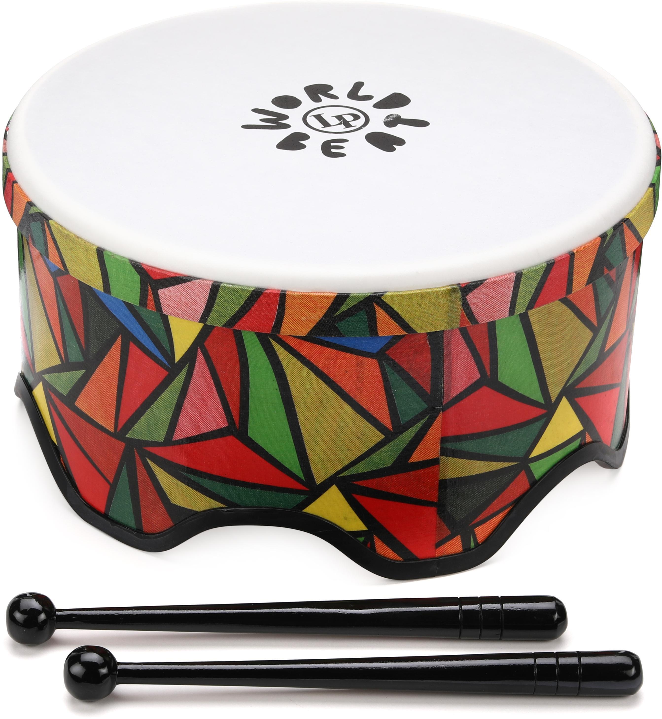 Latin Percussion World Beat Tom Tom - 16 inches, Multicolor