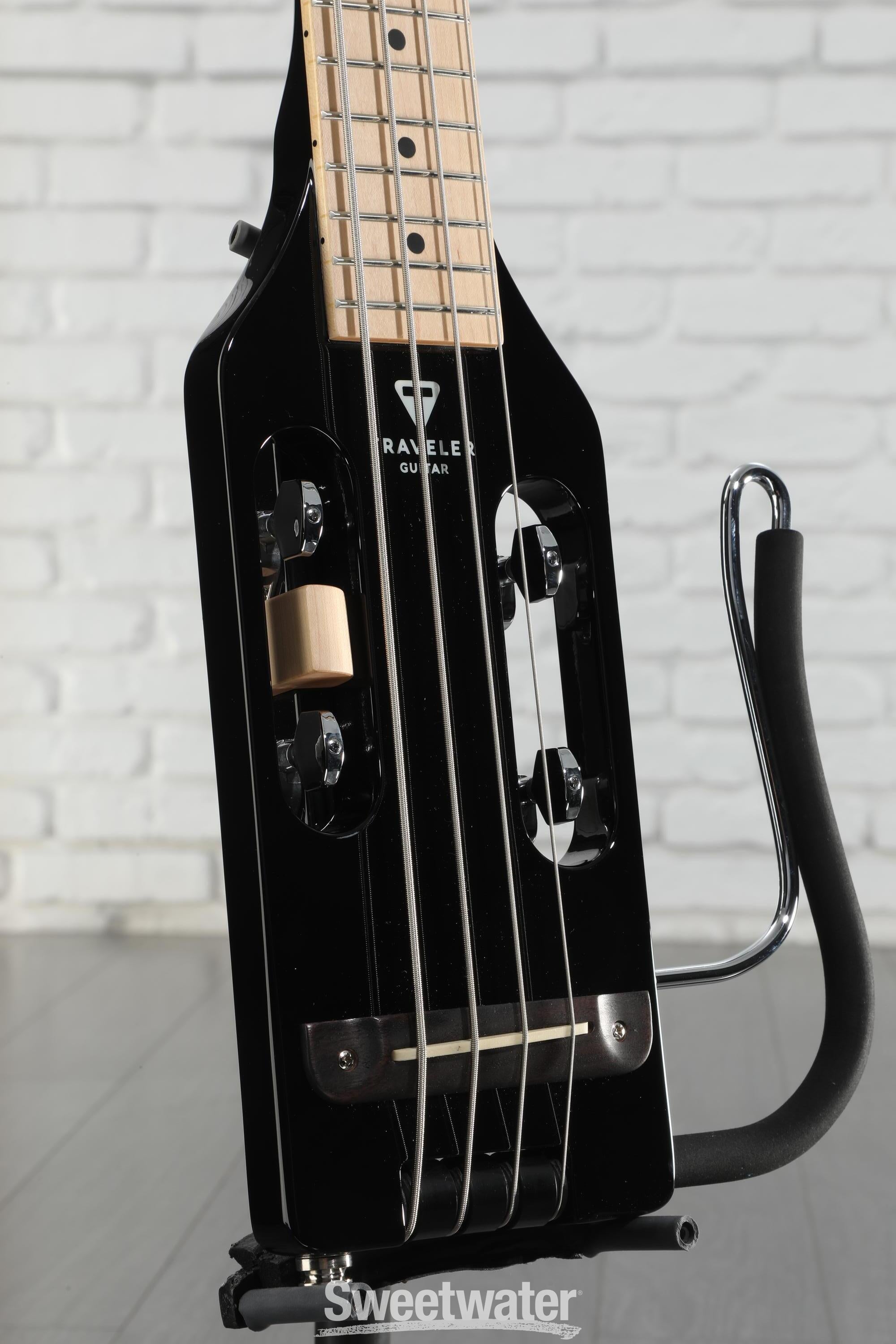 Traveler Guitar Ultra-Light Bass Guitar - Gloss Black