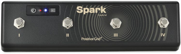 Positive Grid Spark GO Ultra-portable Smart Guitar Amp and Bluetooth Speaker  with Footswitch