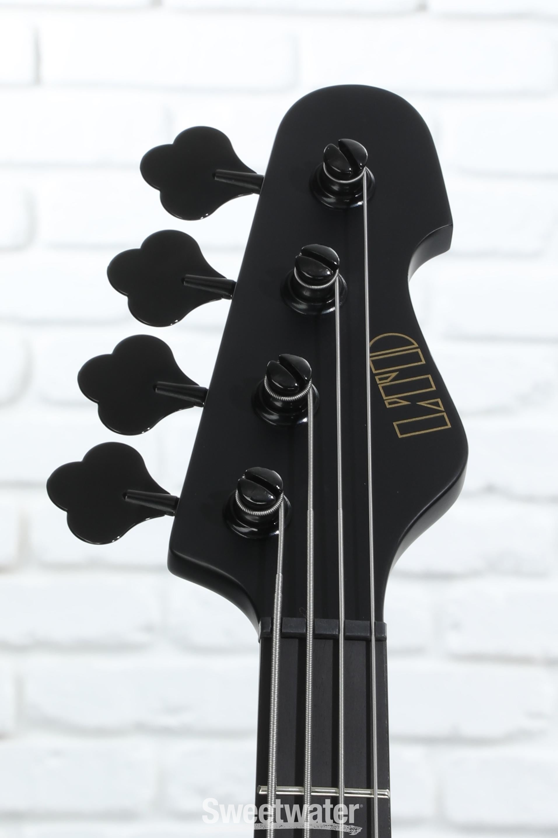 ESP LTD Orion-4 Signature Bass Guitar - Black Blast | Sweetwater