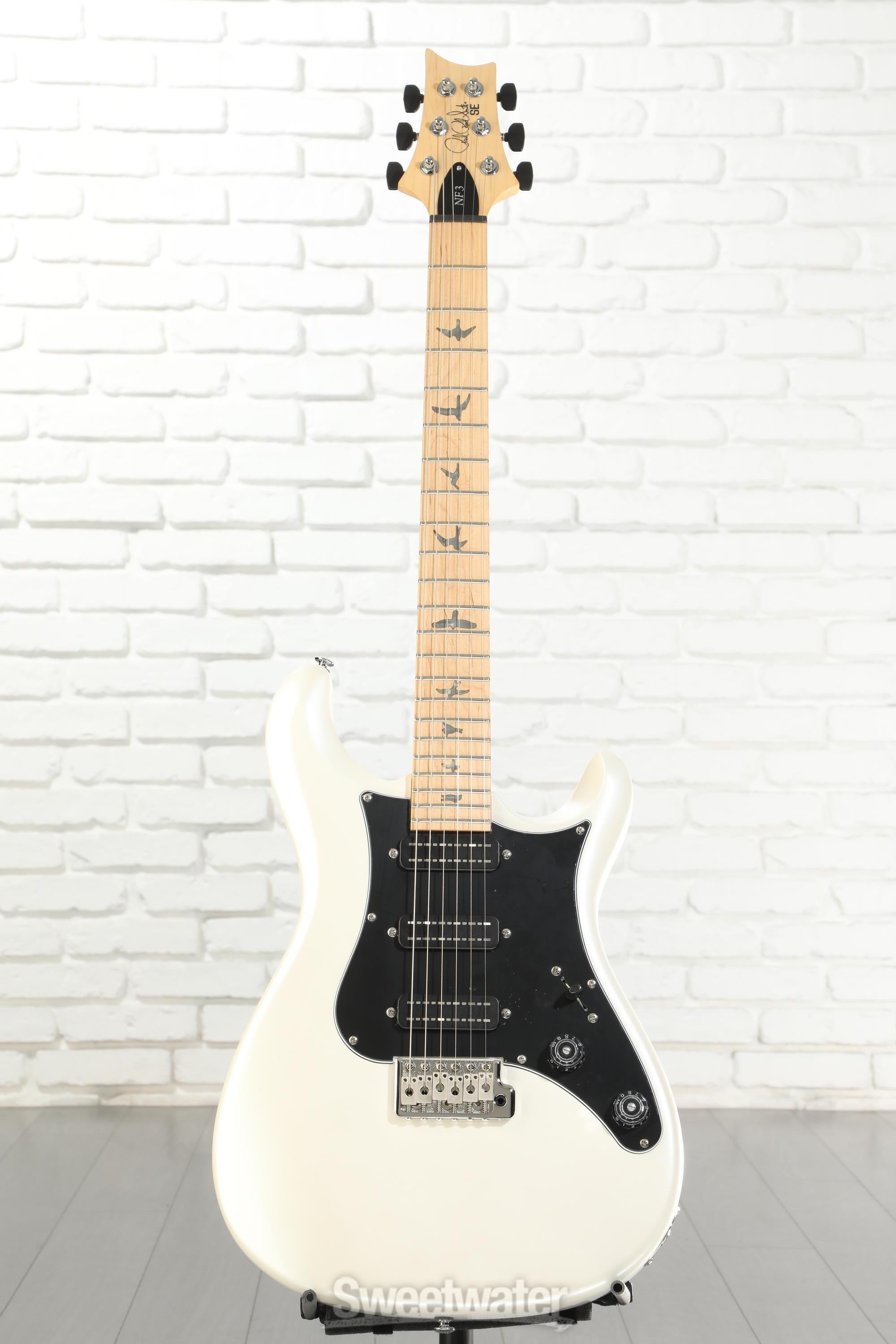 PRS SE NF3 Electric Guitar - Pearl White, Maple Fingerboard