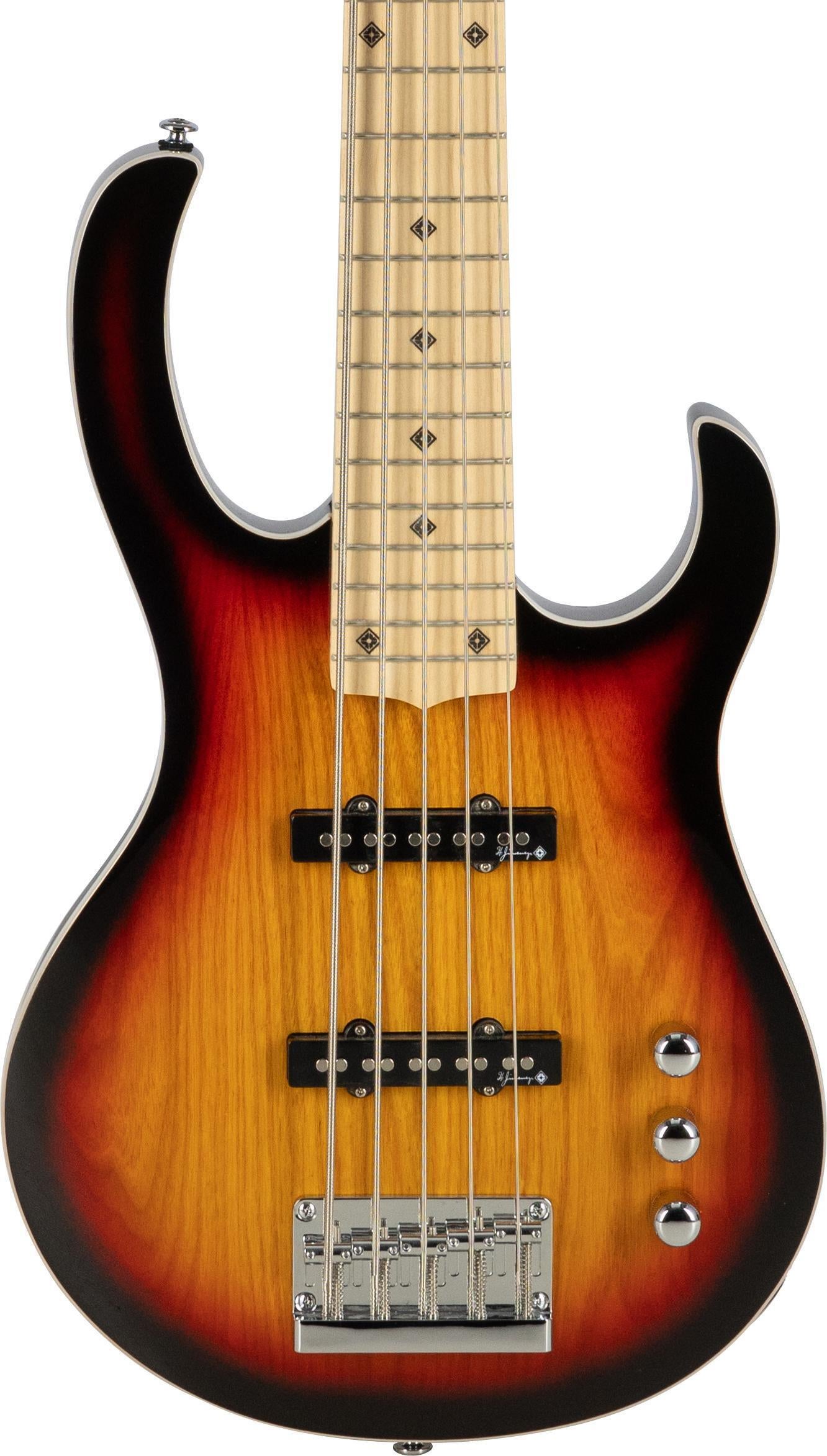 Photo of H. Jimenez LBS5 5-string Electric Bass Guitar - Vintage Burst