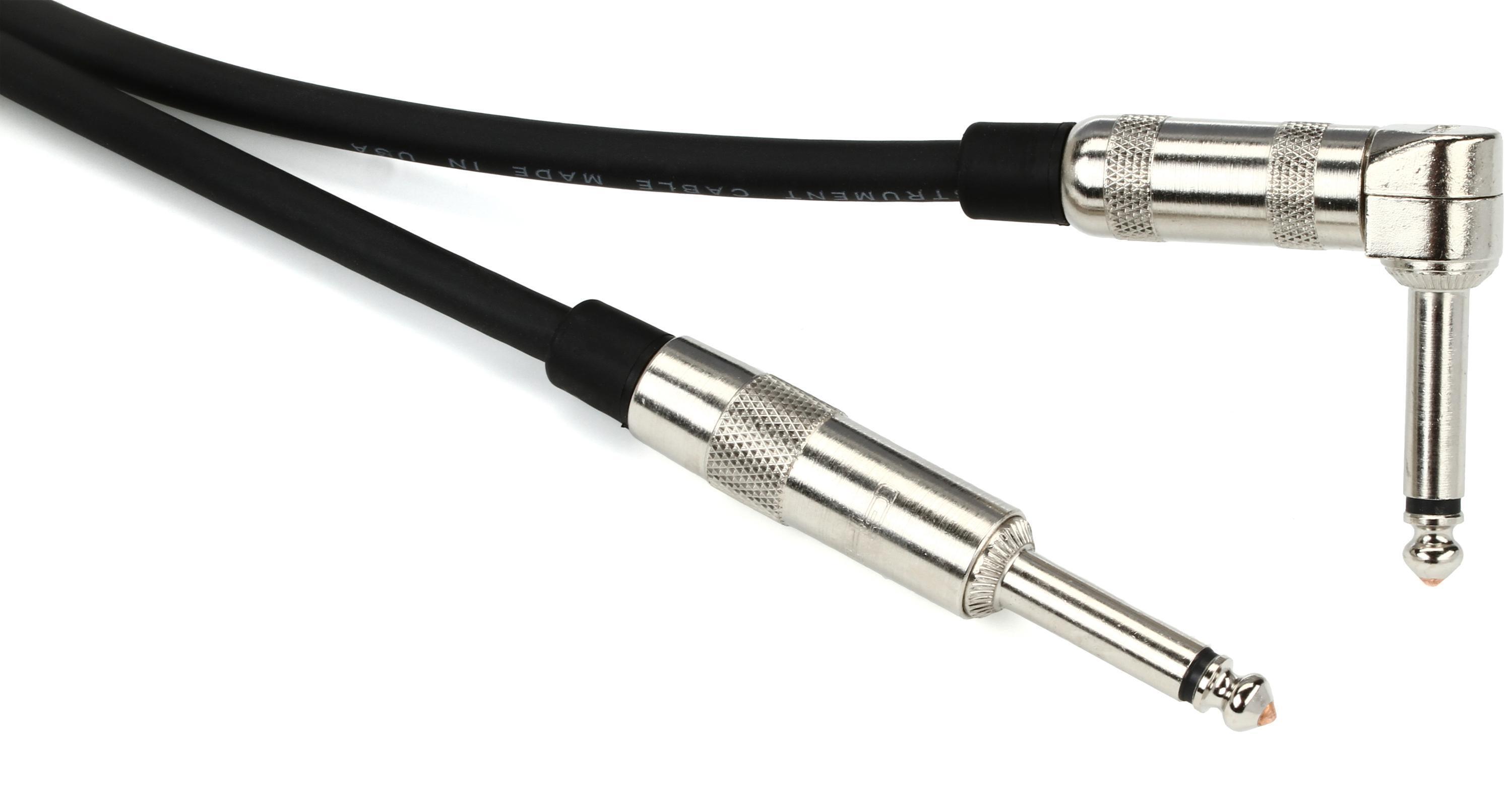 Photo of Lava Cable LCMG25R Magma Straight to Right Angle Instrument Cable - 25 foot