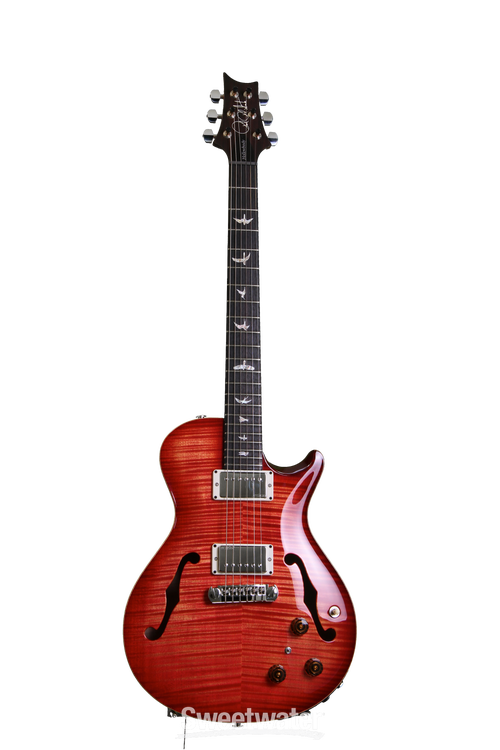 PRS Singlecut Hollowbody II, 10 Top - Blood Orange | Sweetwater