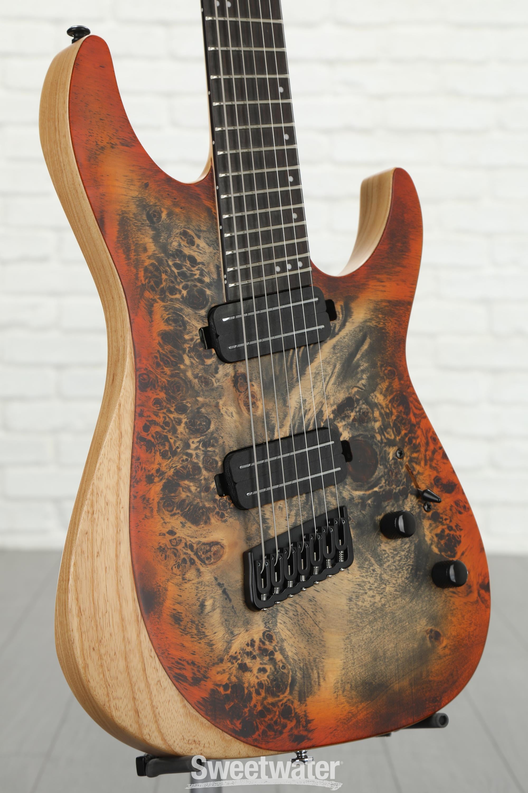 Schecter Reaper-7 Multiscale - Satin Inferno Burst | Sweetwater