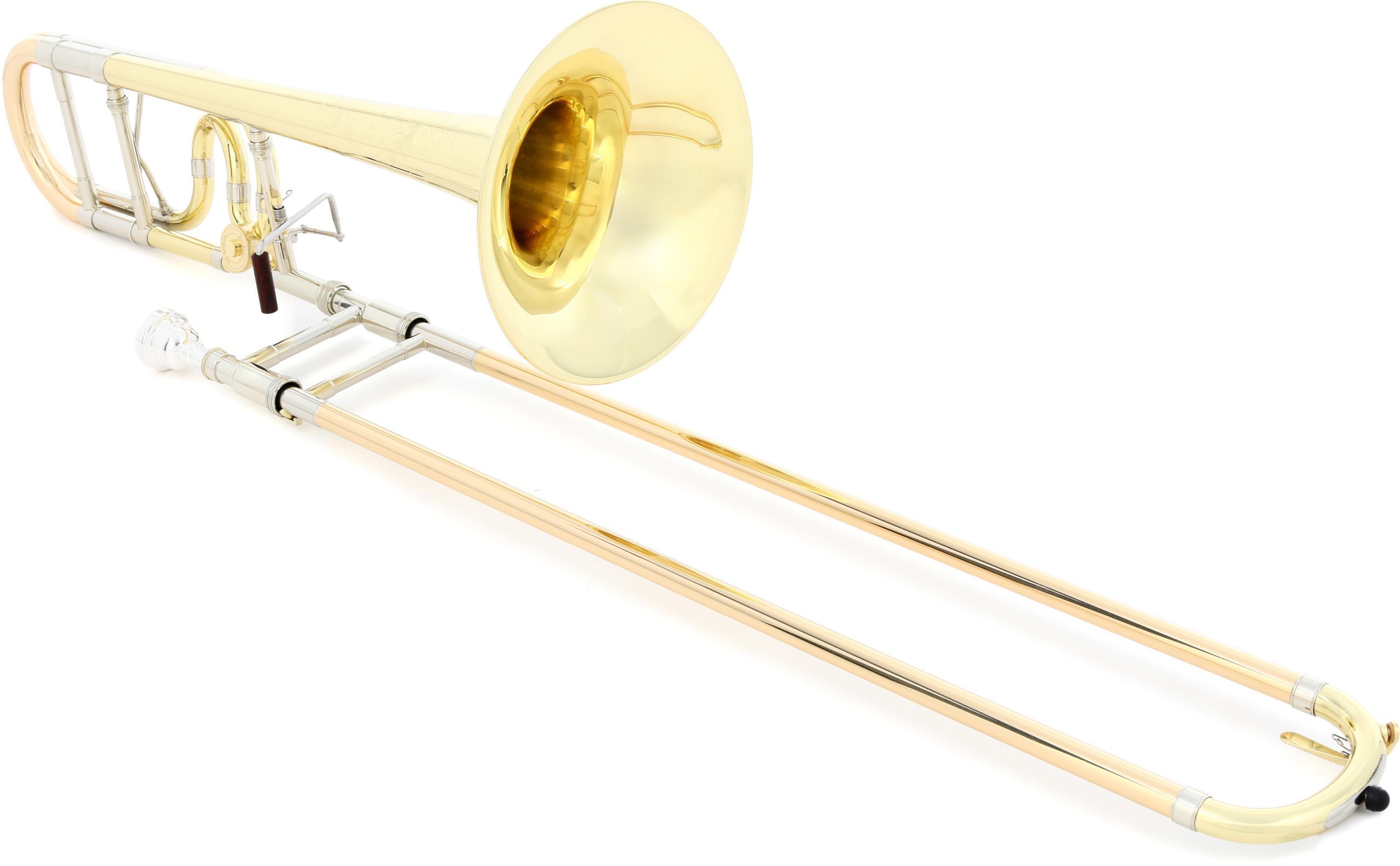 Photo of S.E. Shires Joseph Alessi Q Series Artist Model Tenor Trombone - Clear Lacquer