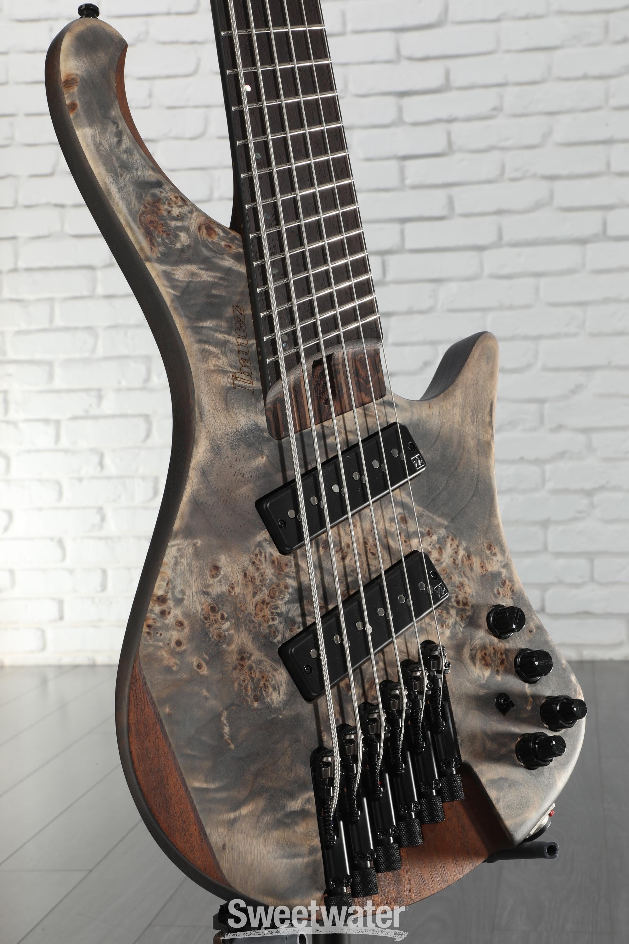 Ibanez Bass Workshop EHB1506MS Bass Guitar - Black Ice Flat