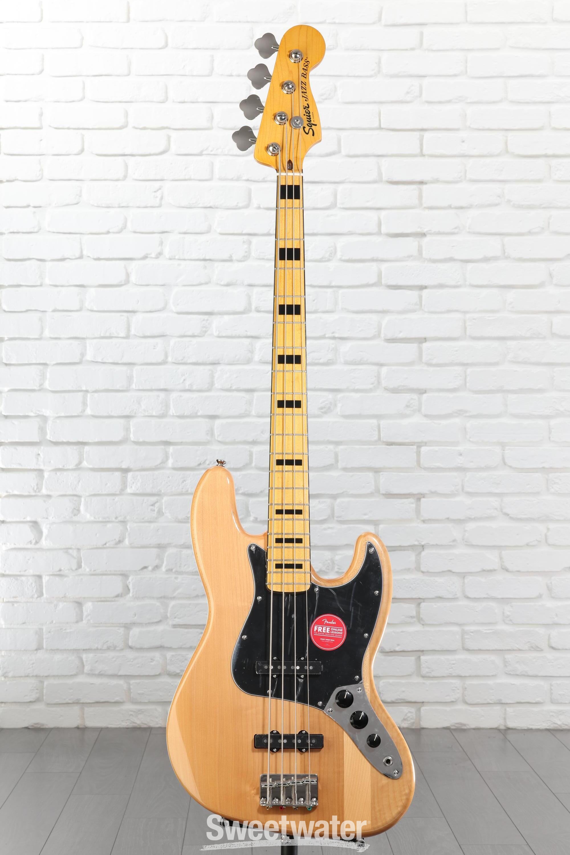 Squier Classic Vibe '70s Jazz Bass - Natural | Sweetwater