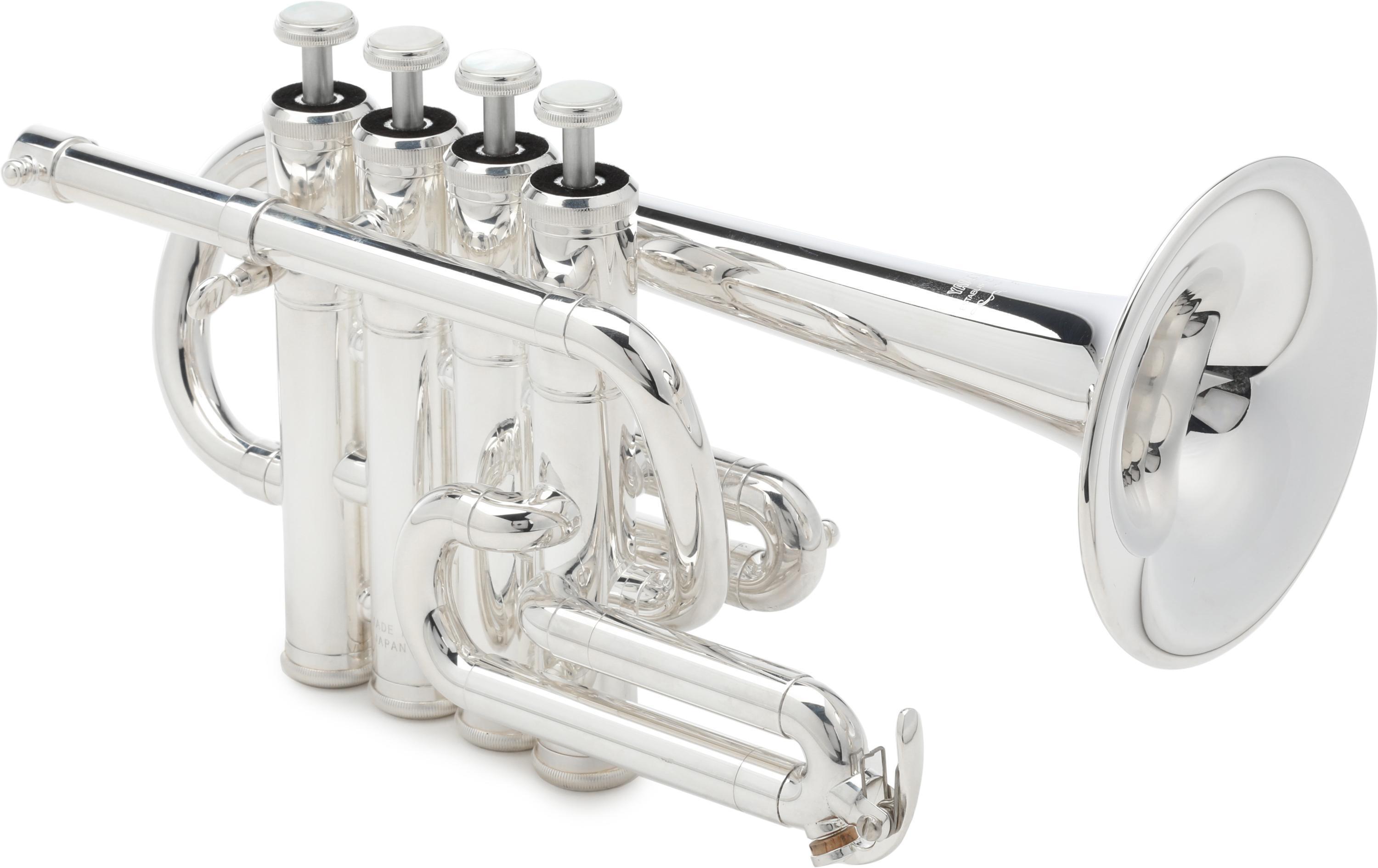 Yamaha YTR-6810S Professional Bb/A Piccolo Trumpet - Silver 