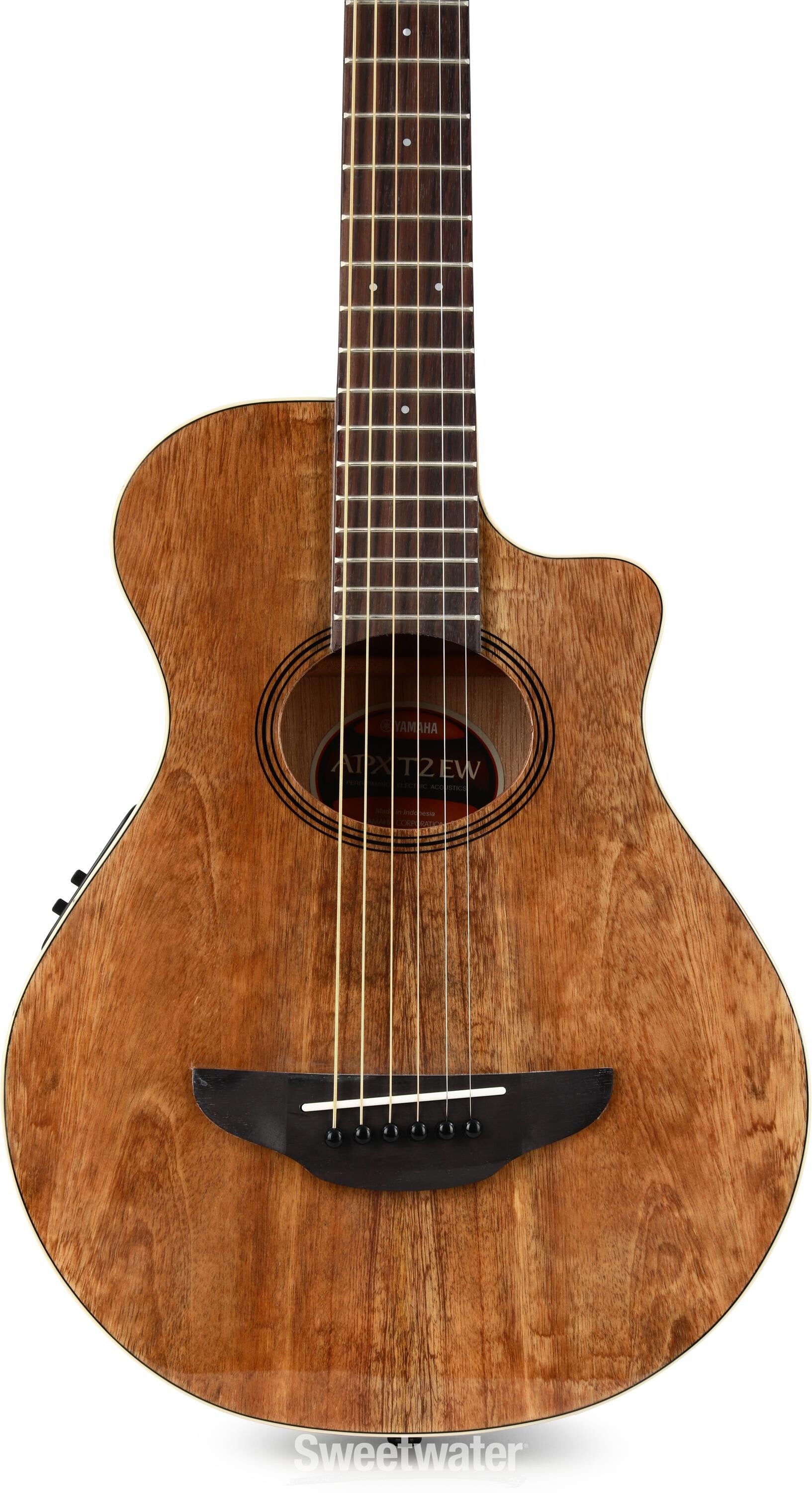 Yamaha APXT2EW 3/4-size Thin-line Cutaway Acoustic-electric Guitar - Natural