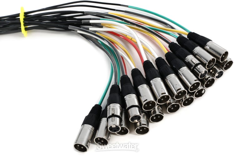On-Stage SNK16450V2 16x4 XLR Stage Snake - 50 foot