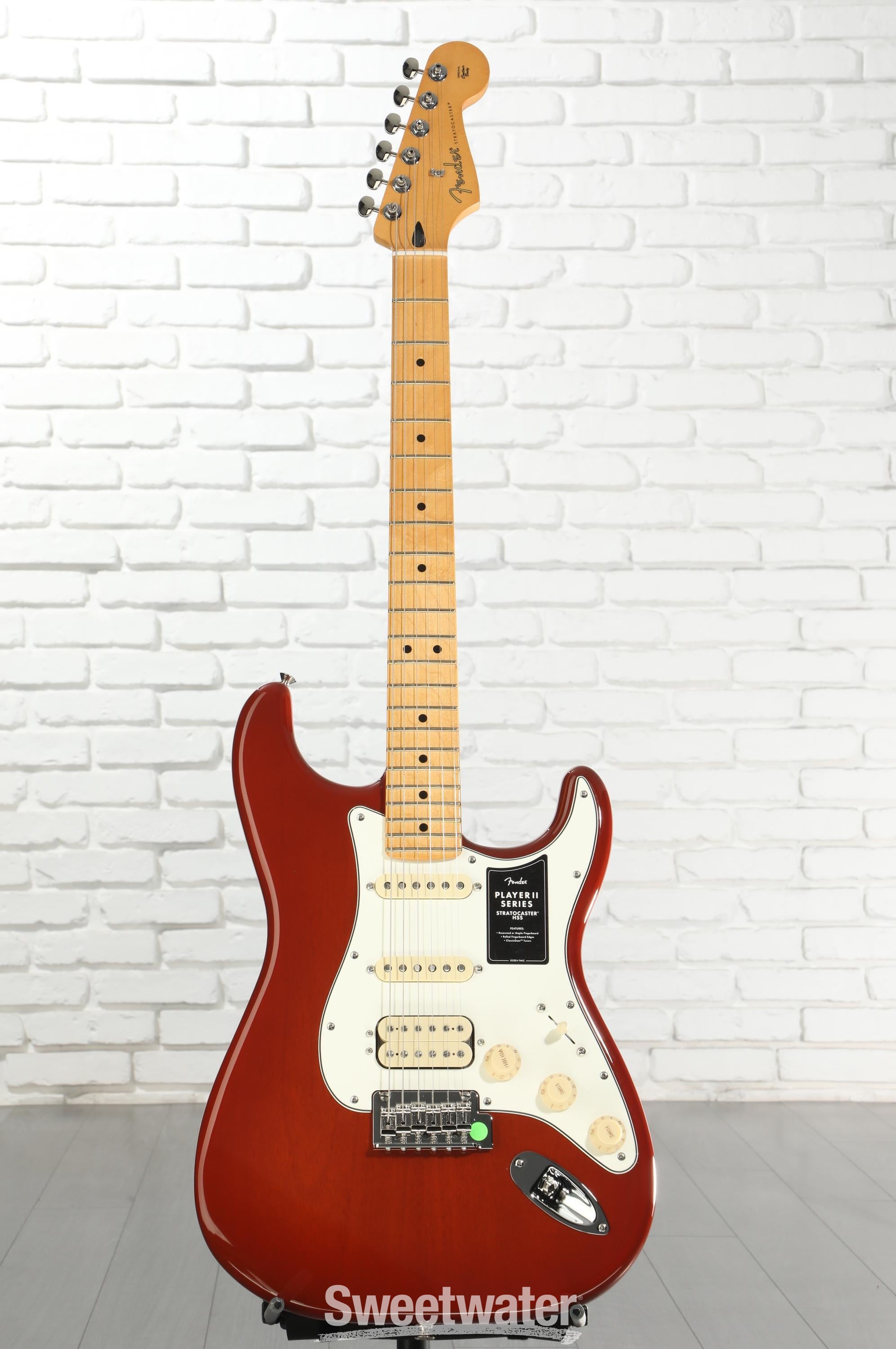 Fender Player II Stratocaster HSS Electric Guitar - Transparent