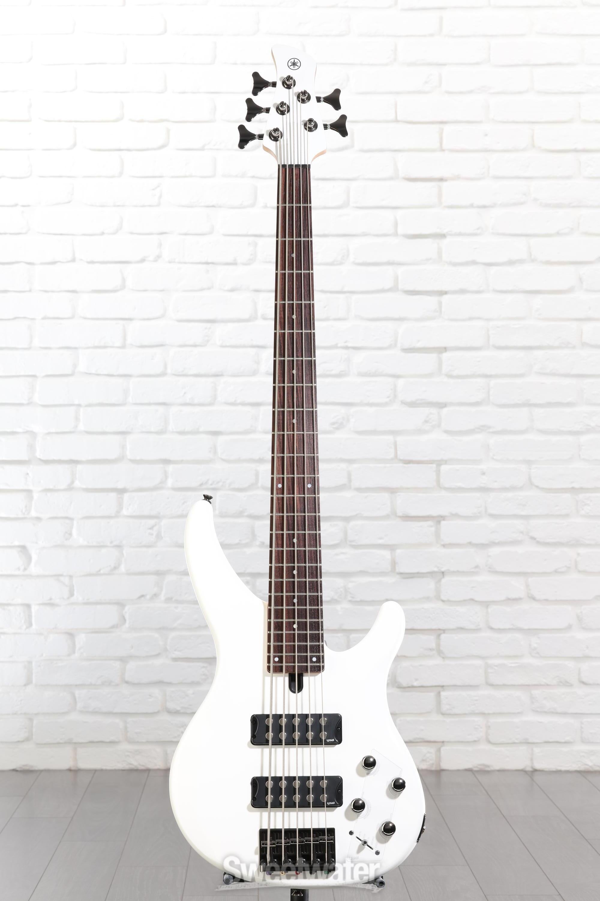 Yamaha TRBX305 5-string Bass Guitar - White | Sweetwater