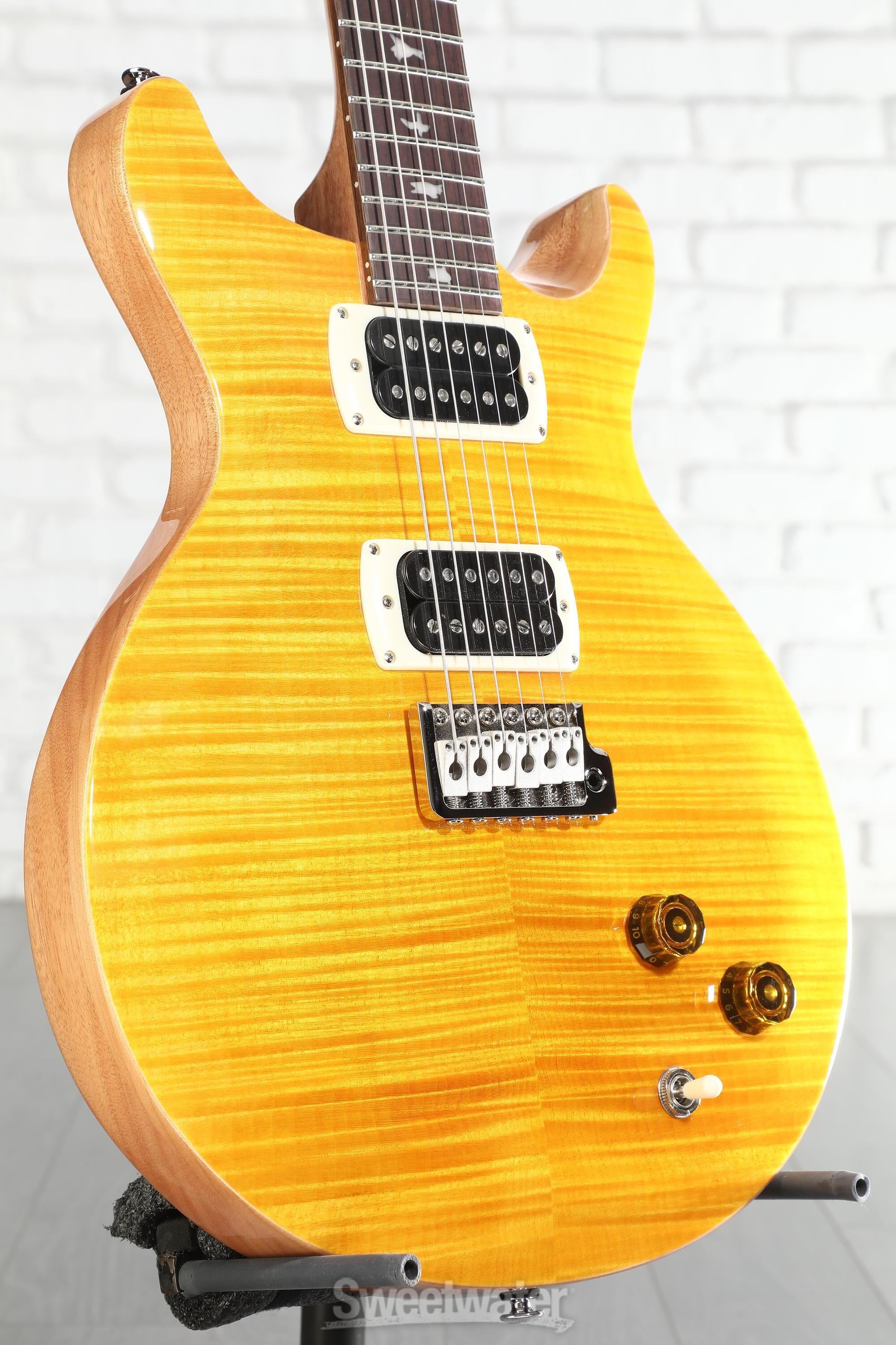 PRS SE Santana Electric Guitar - Santana Yellow | Sweetwater