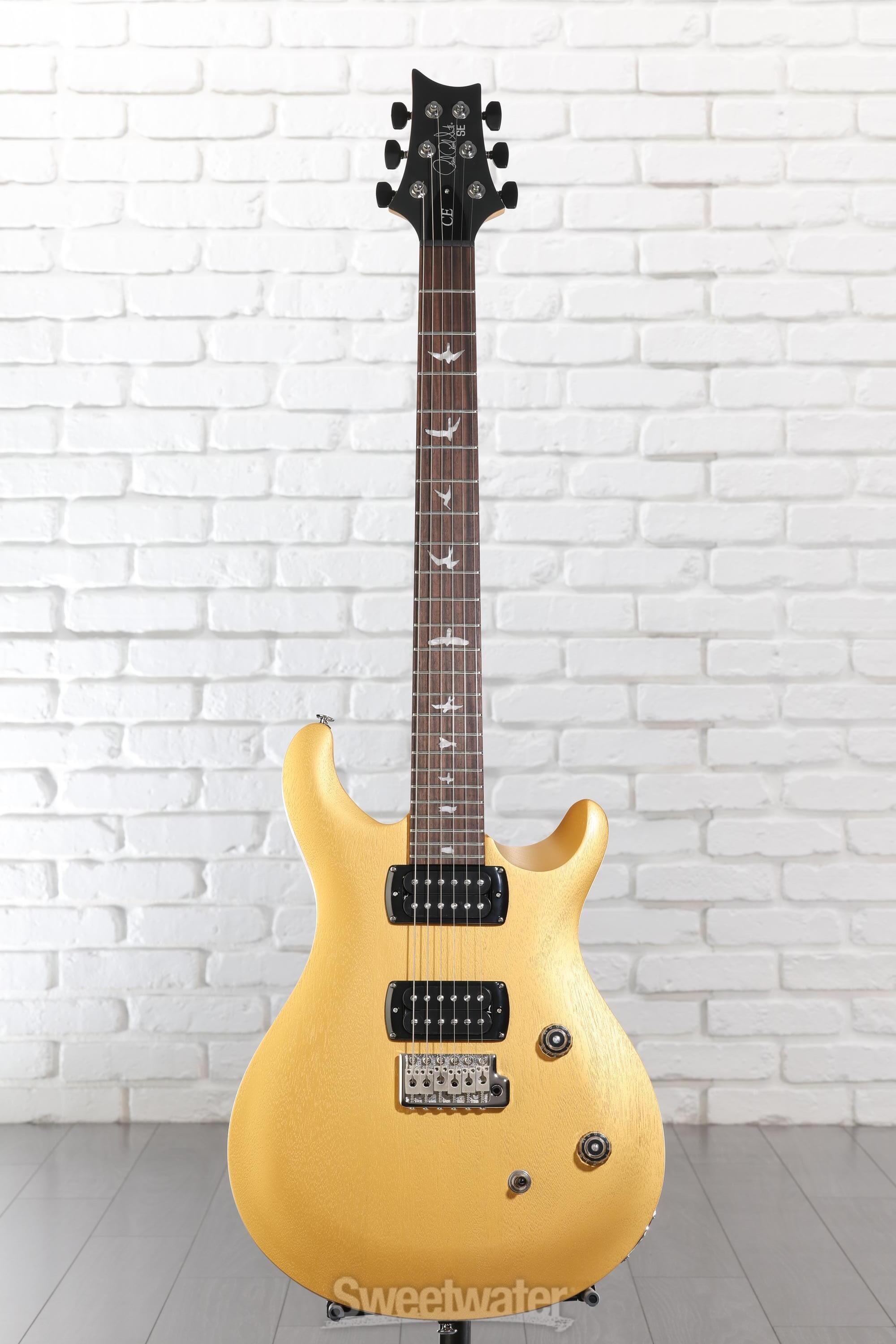 PRS SE CE 24 Standard Satin Electric Guitar - Metallic Gold Satin