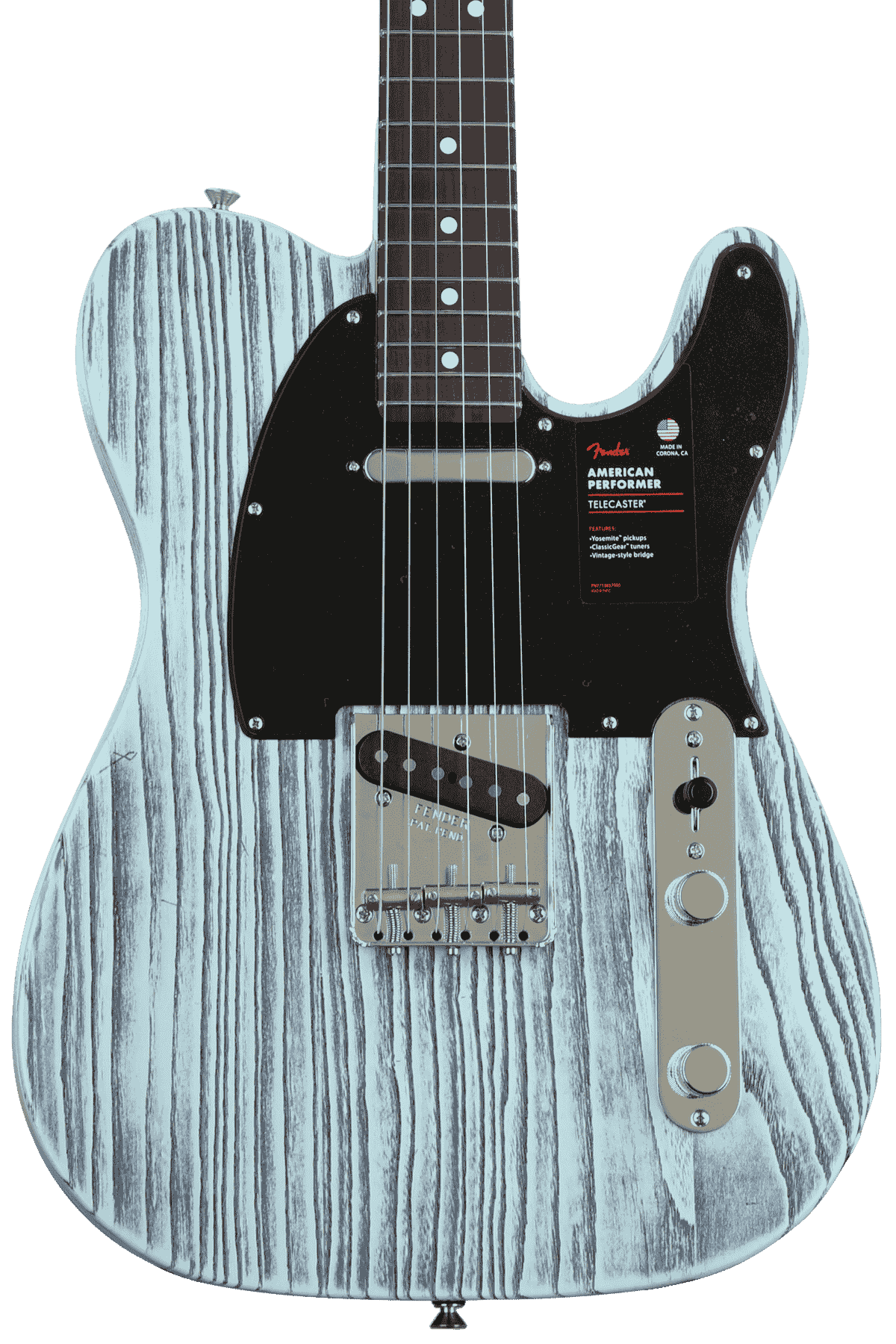 希少！限定モデル Fender Limited Edition American Performer Sandblasted Telecaster  Daphne Blue - 楽器、器材