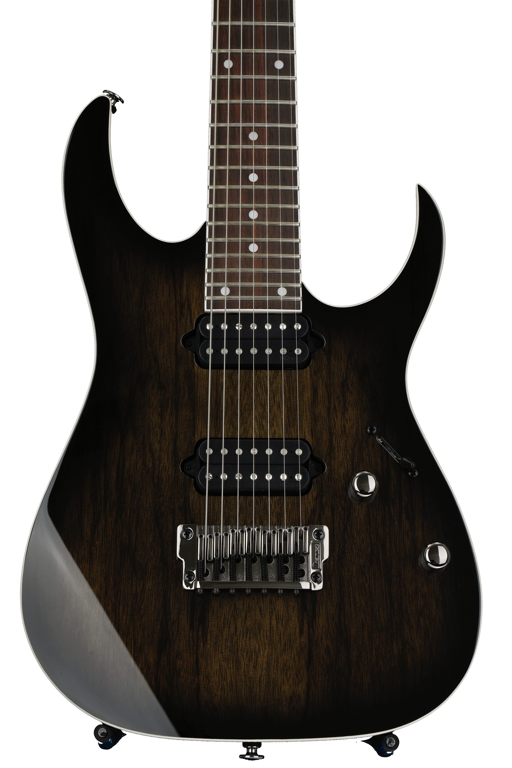 Ibanez RG Prestige RG752LWFX - Anvil Gray Burst | Sweetwater Ibanez RG Prestige RG752LWFX - Anvil Gray Burst | Sweetwater