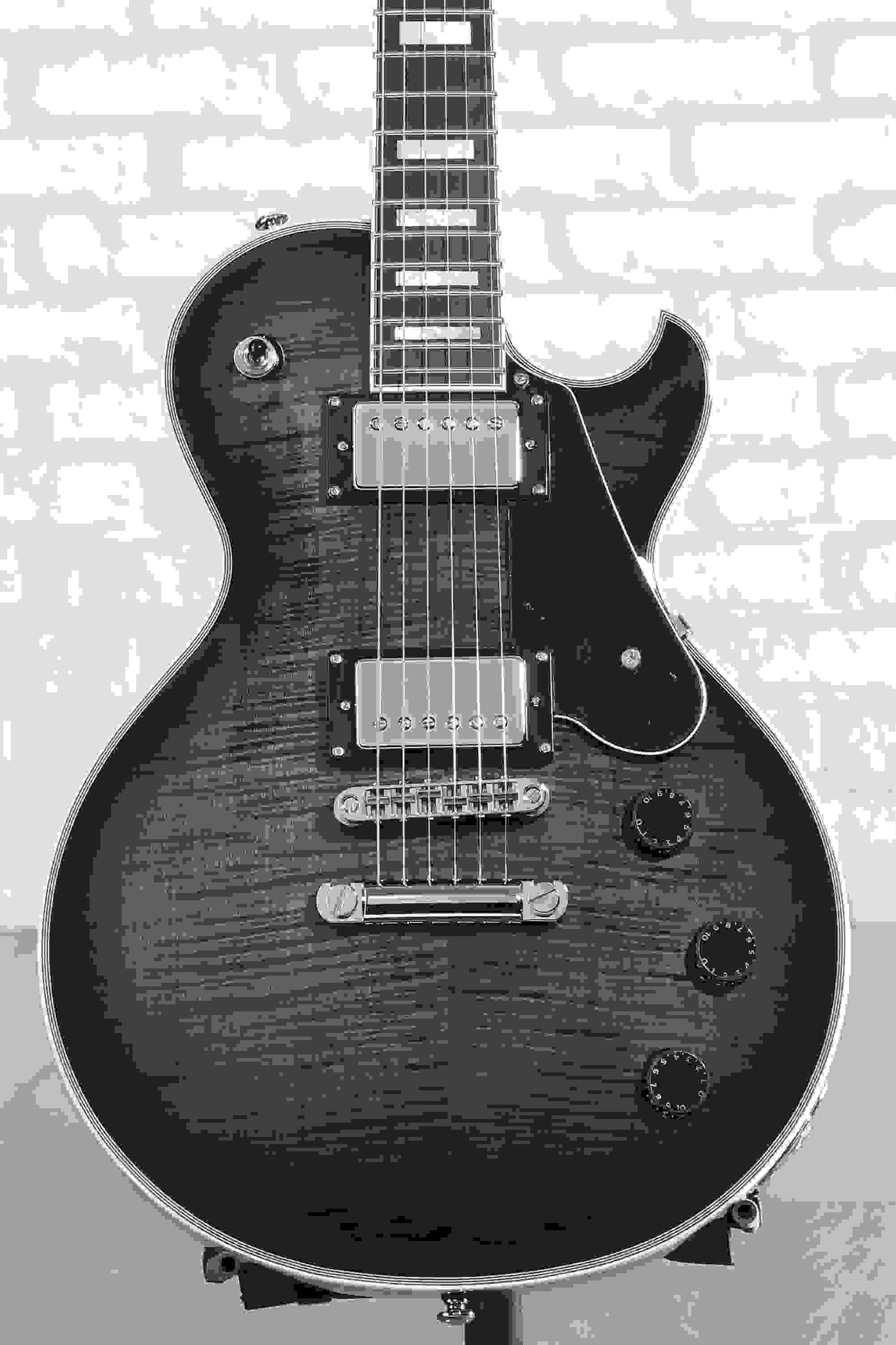 Schecter Solo-II Custom Electric Guitar - Trans Black Burst