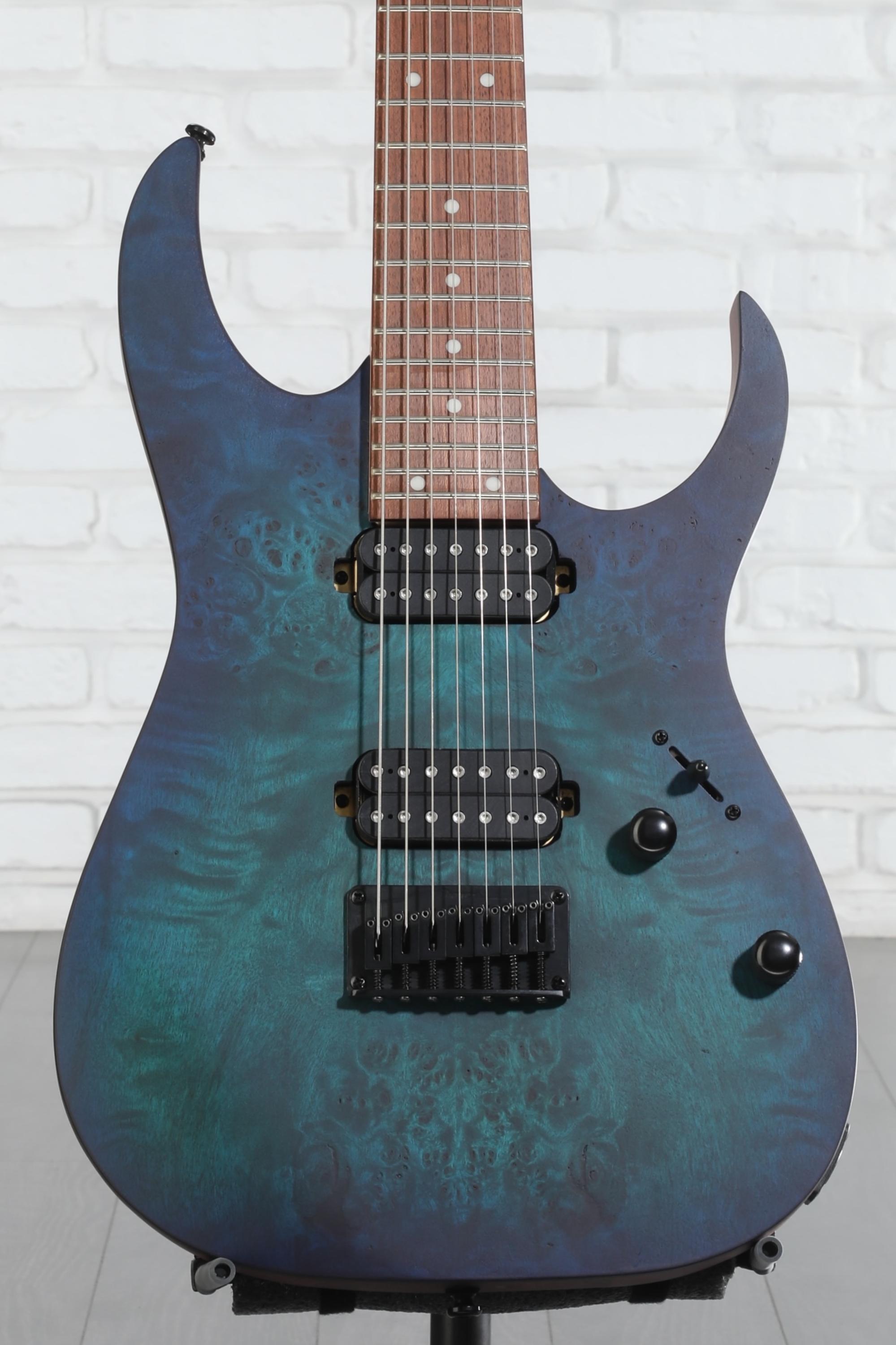 Ibanez RG7421PB Electric Guitar - Sapphire Blue Flat | Sweetwater