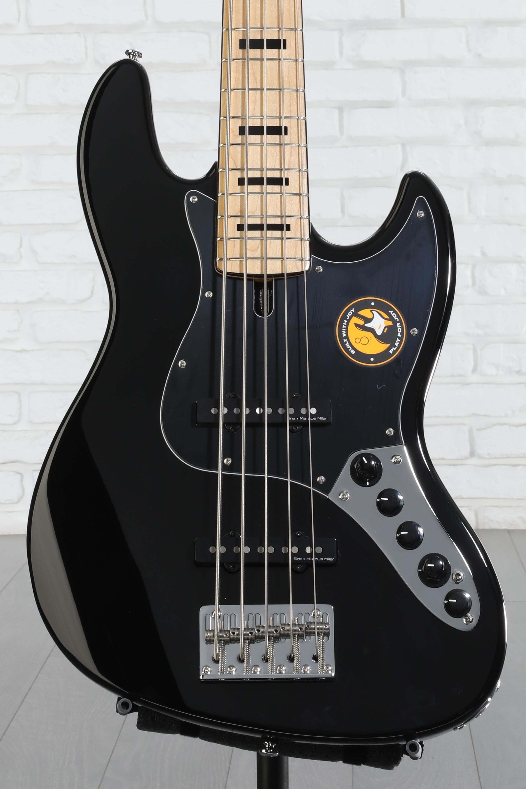 5弦ベース sire v7 vintage Sire Marcus Miller V7 Vintage Alder 5-string Bass Guitar - Black