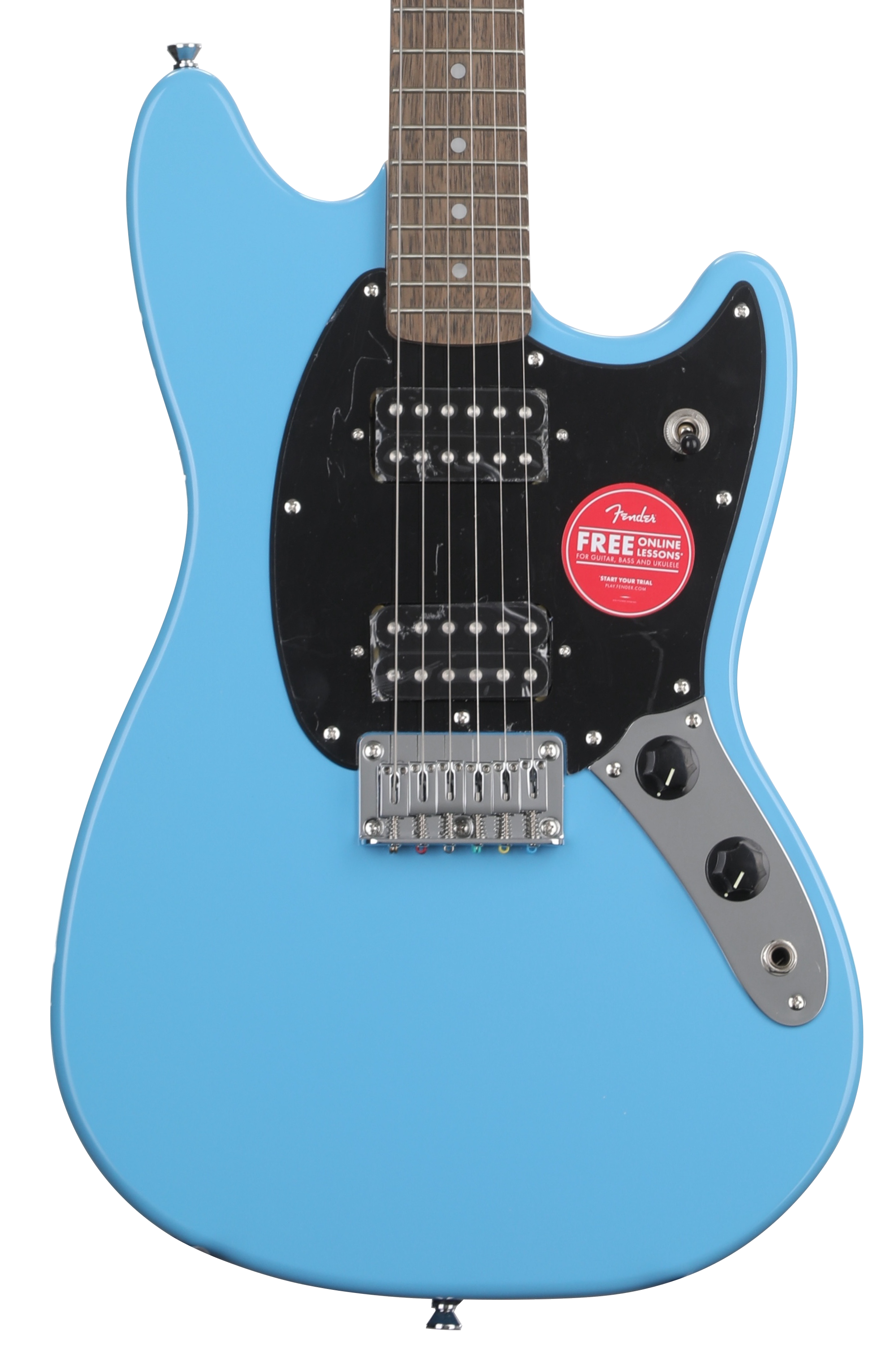 Squier Sonic Mustang HH Solidbody Electric Guitar - California Blue