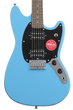 Squier Sonic Mustang HH Electric Guitar - California Blue, Laurel