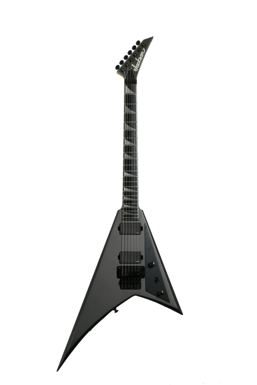 Jackson RRMG Pro Series Rhoads - Matte Grey with Black Bevels