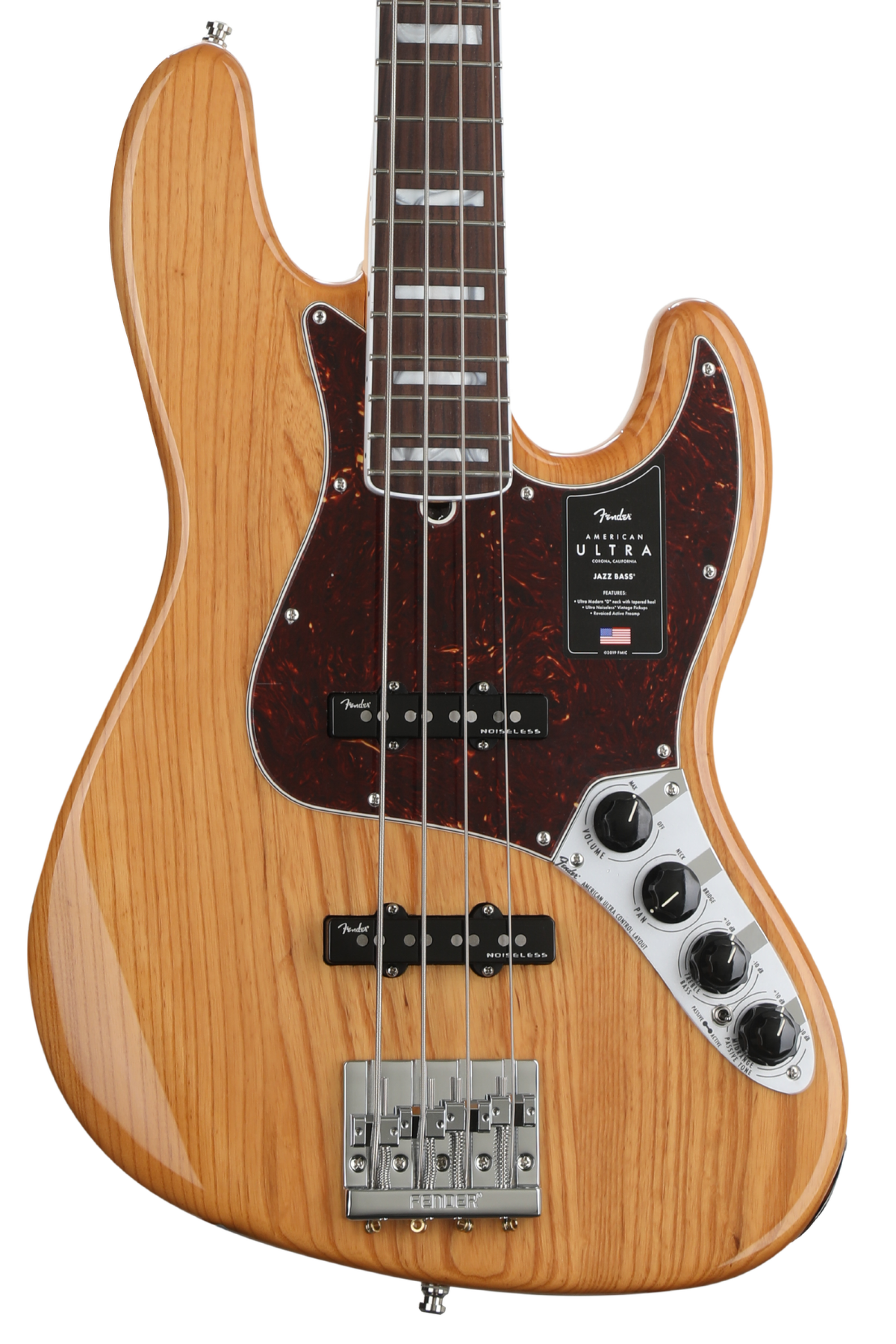 Fender American Ultra Jazz Bass - Aged Natural with Rosewood