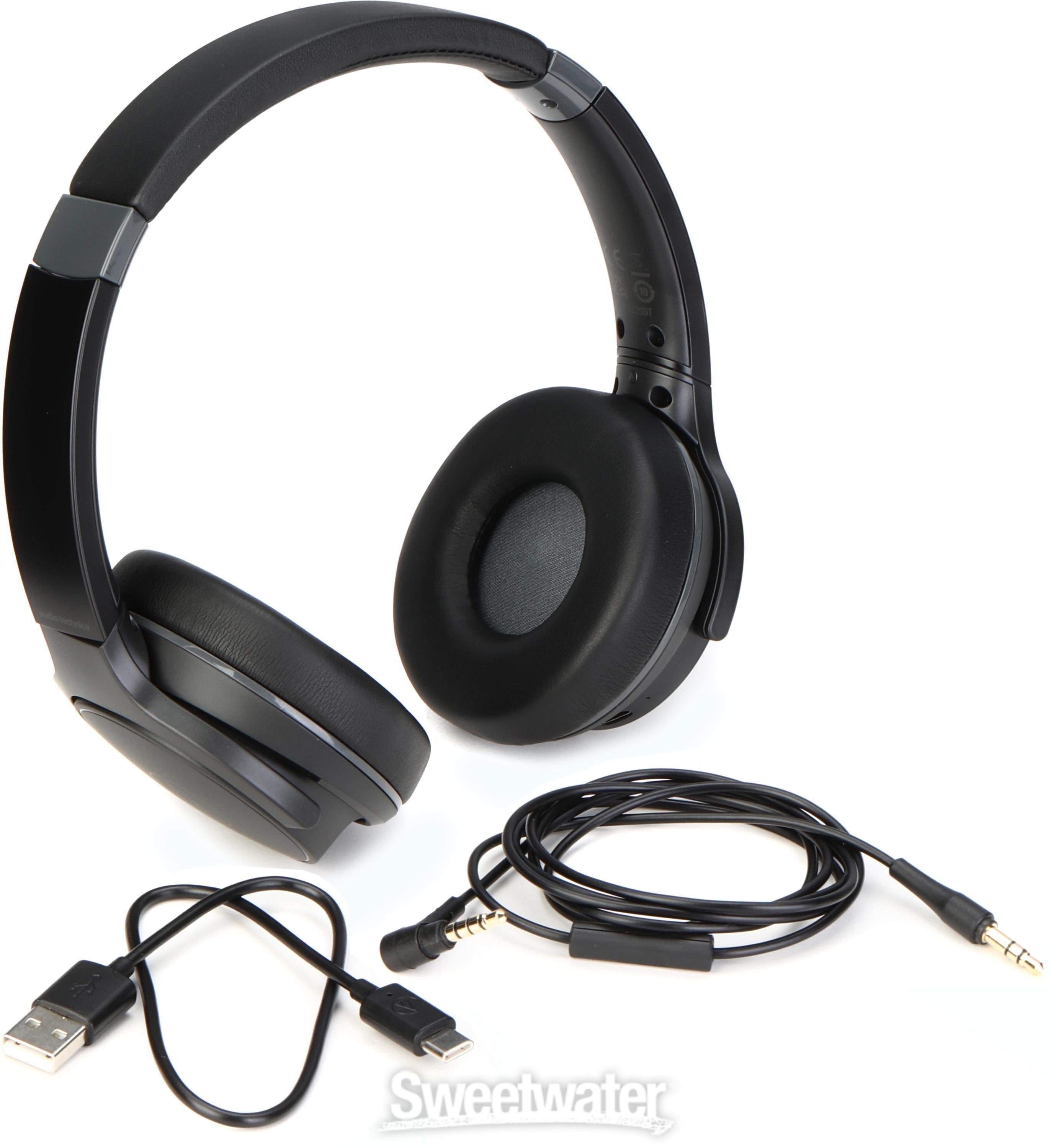 Audio-Technica ATH-S220BTBK Wireless On-ear Headphones