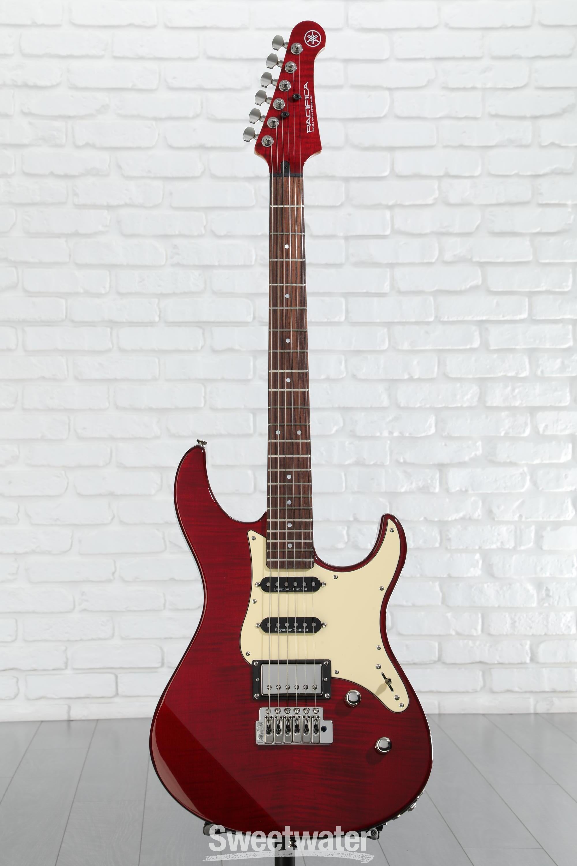 Yamaha PAC612VIIFMX Pacifica Electric Guitar - Fired Red