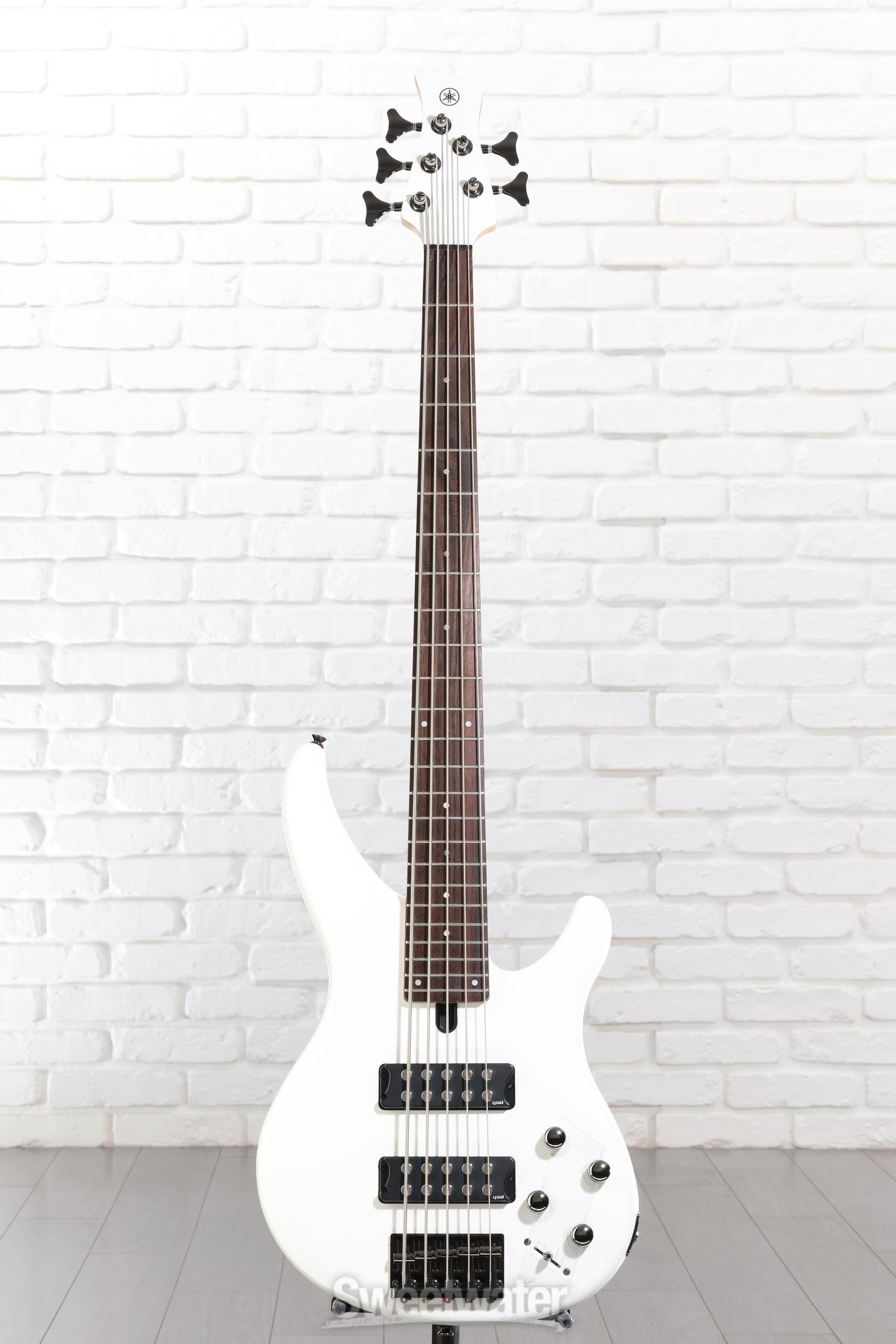Yamaha TRBX305 5-string Bass Guitar - White | Sweetwater
