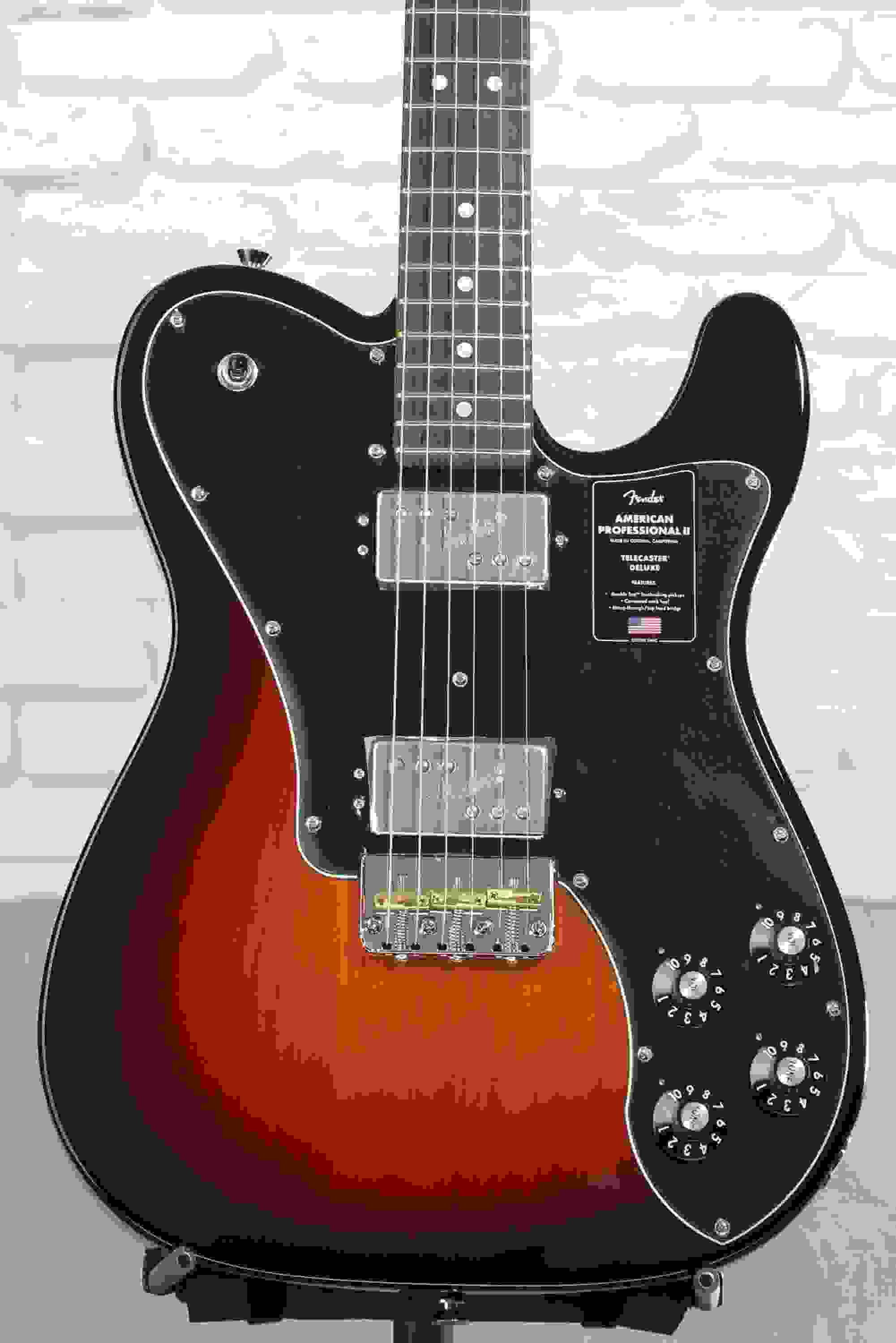 Fender American Professional II Telecaster Deluxe - 3-color Sunburst with Rosewood Fingerboard