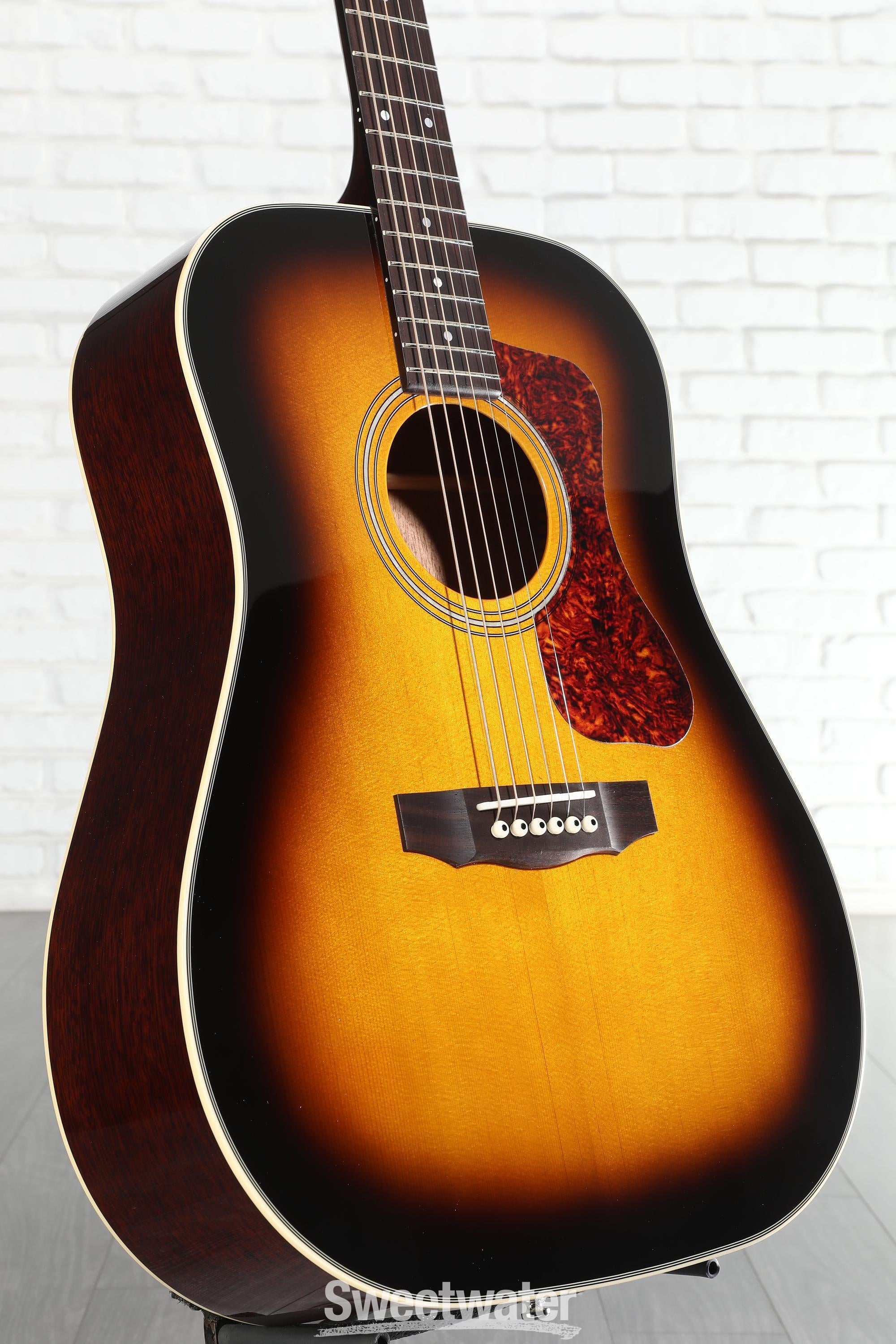 Guild D-140 Dreadnought Acoustic Guitar - Antique Burst | Sweetwater