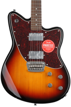 Squier Paranormal Toronado Electric Guitar 3 Color Sunburst with Tortoiseshell Pickguard Sweetwater
