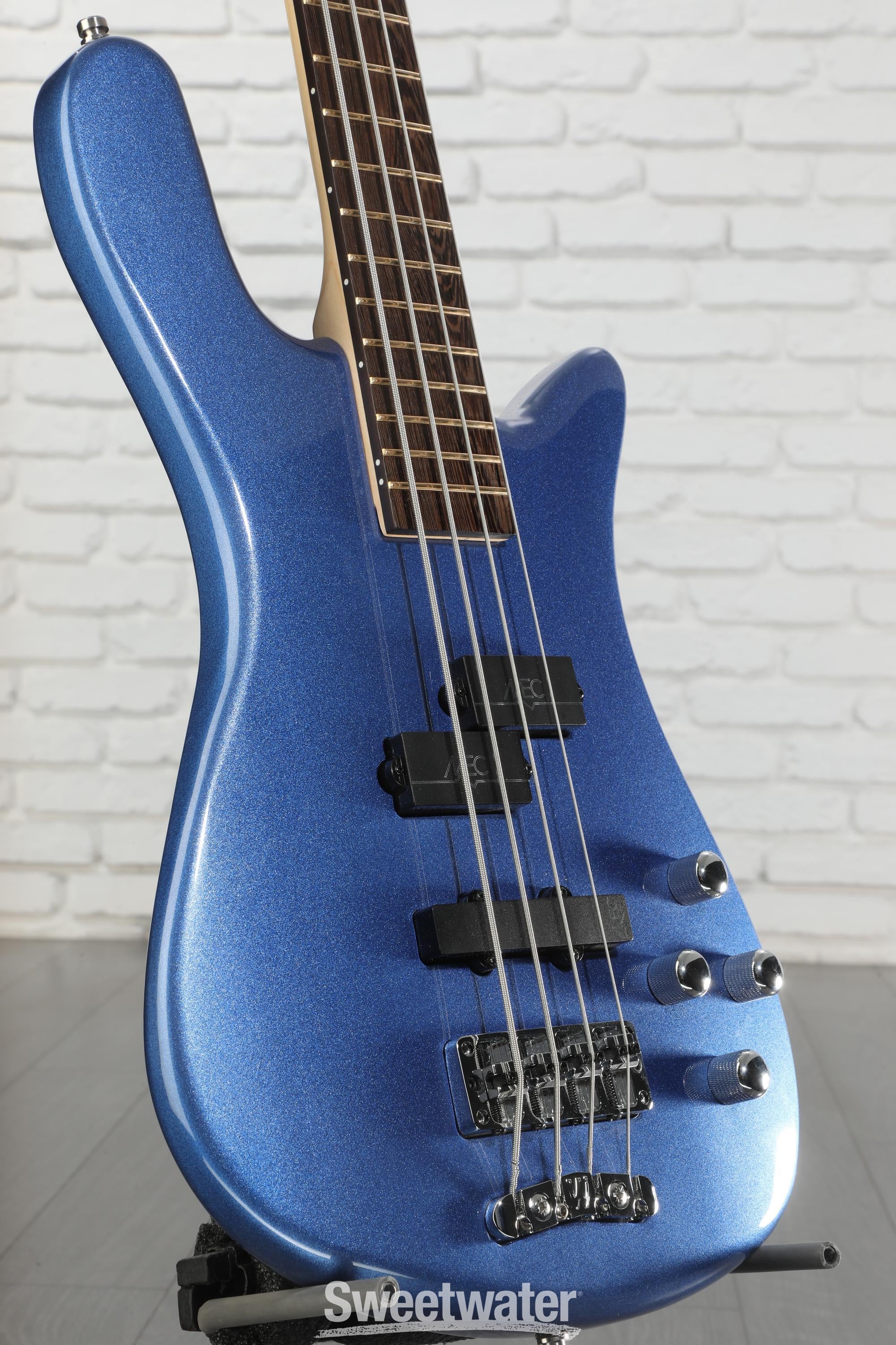 Warwick RockBass Streamer LX Electric Bass Guitar - Metallic Blue