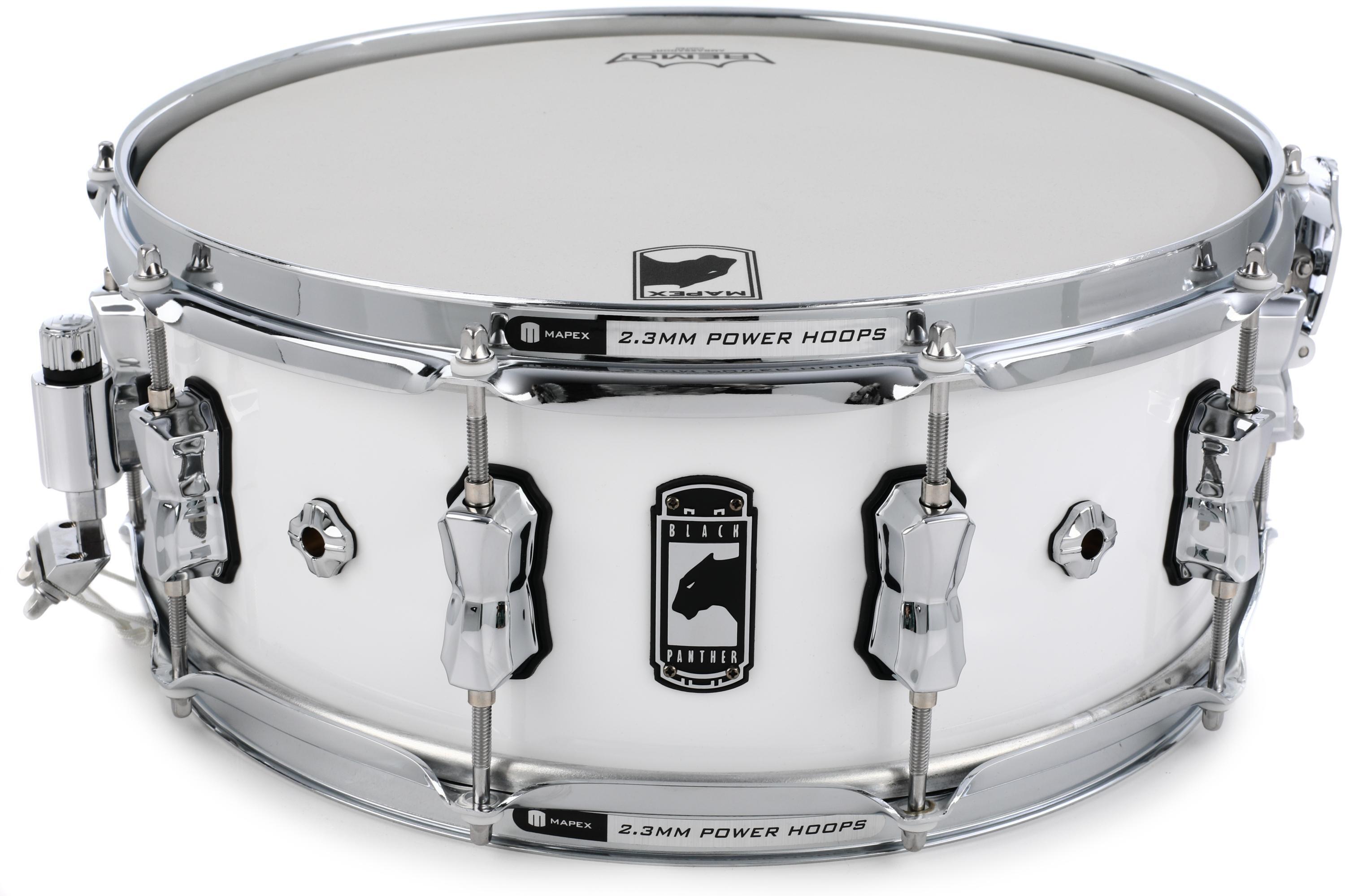 Mapex Black Panther Venom Snare Drum 5.5 x 14inch Arctic White