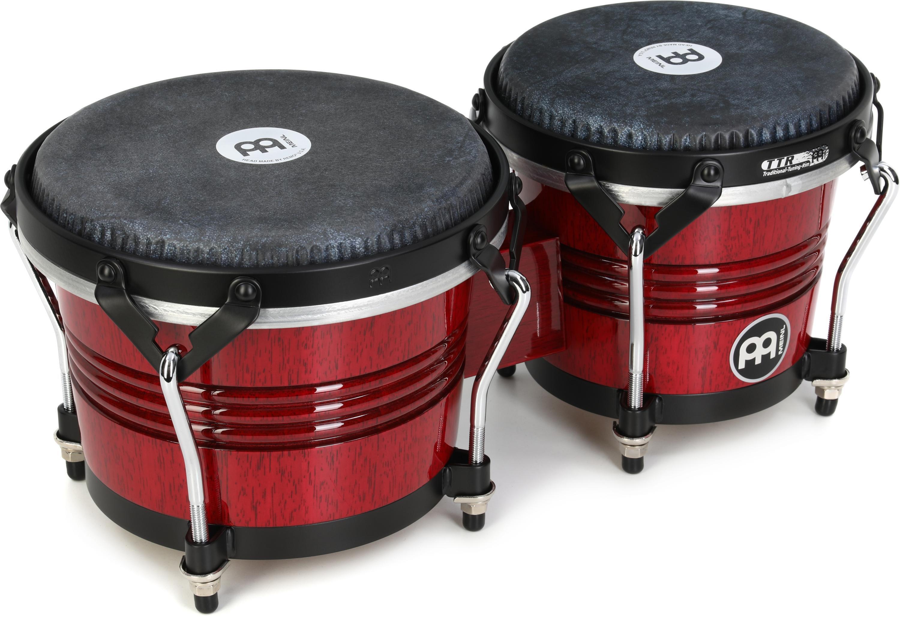 Meinl Percussion Marathon Traditional Bongos - Wine Red | Sweetwater
