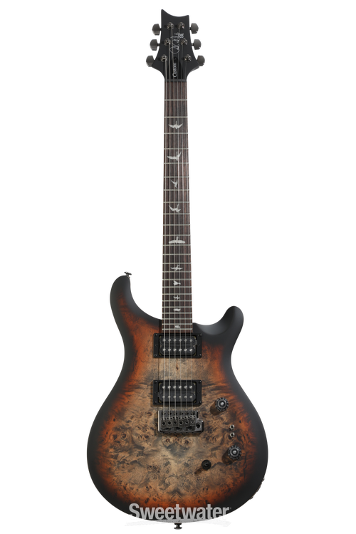 PRS SE Custom 24-08 Exotic Electric Guitar - Charcoal Cherry