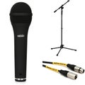 Photo of Miktek PM9 Dynamic Microphone Bundle with Stand and Cable