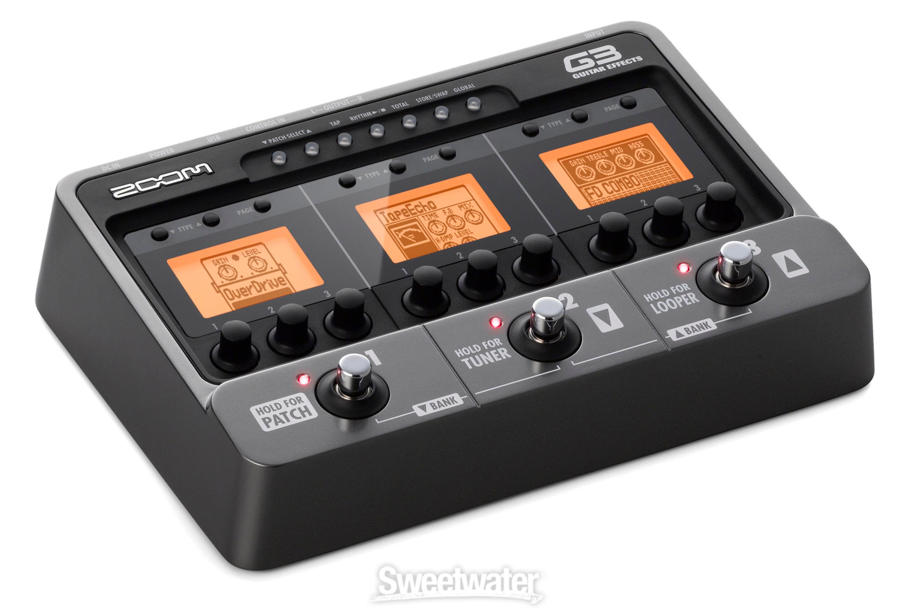 Zoom G3 Multi-effects Pedal | Sweetwater