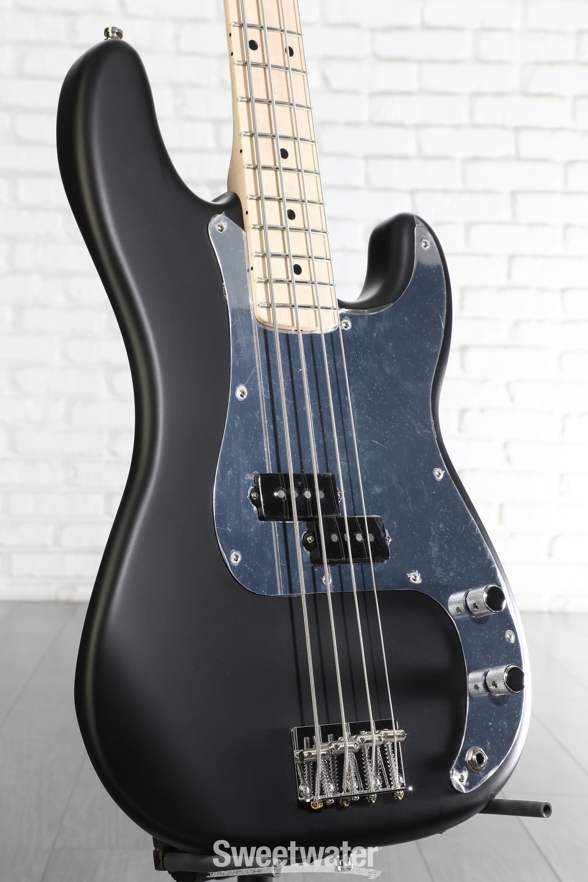 Photo of Fender Limited Edition 50th Anniversary Steve Harris Precision Bass Guitar - Satin Black