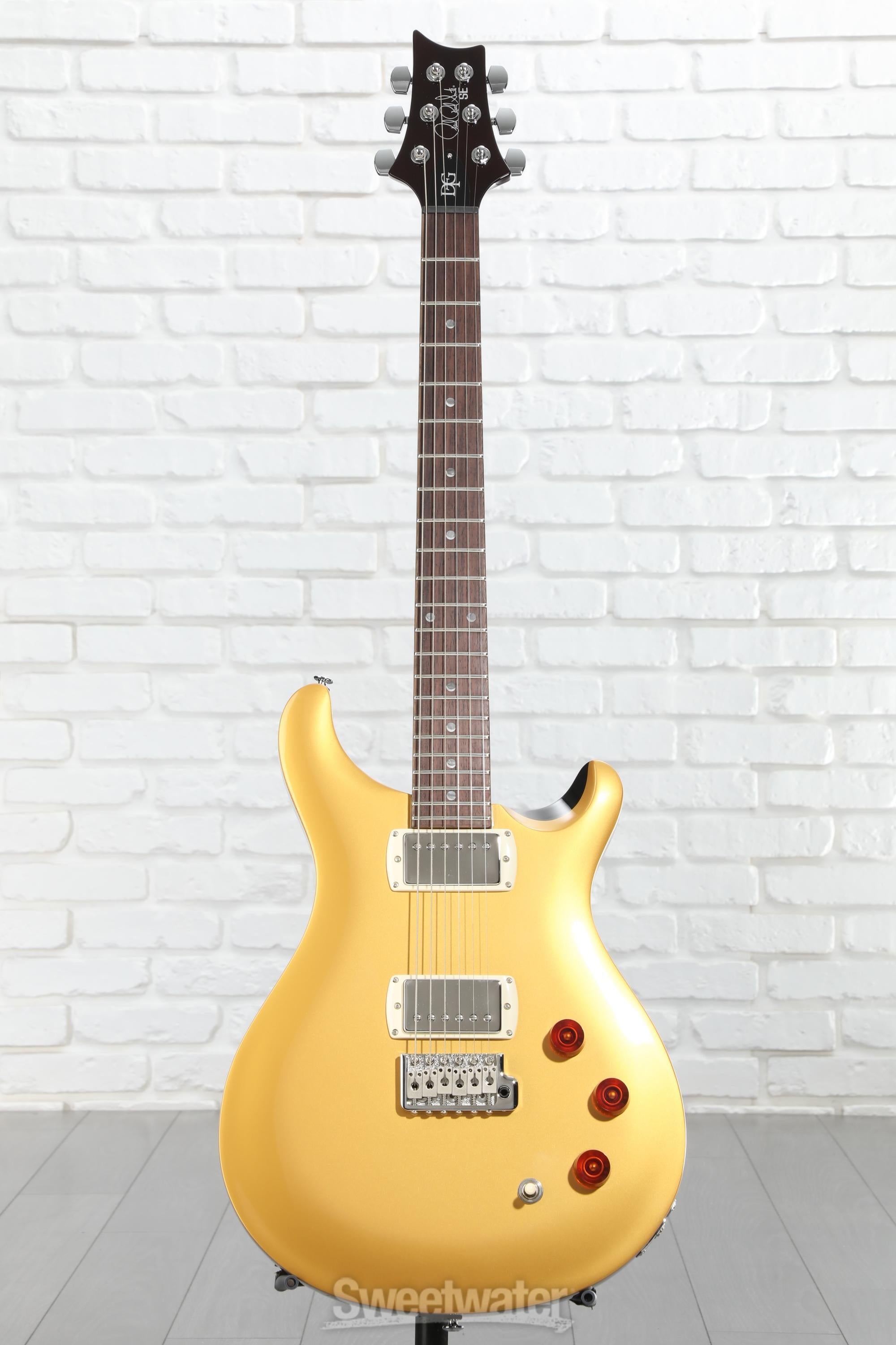 PRS SE DGT David Grissom Solidbody Electric Guitar - Gold Top