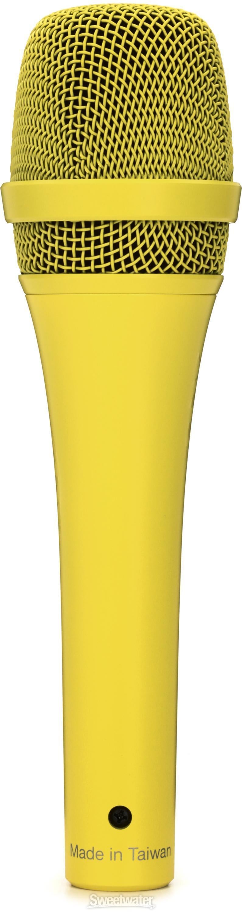 MXL LSM-9 POP Premium Dynamic Vocal Microphone - Yellow | Sweetwater