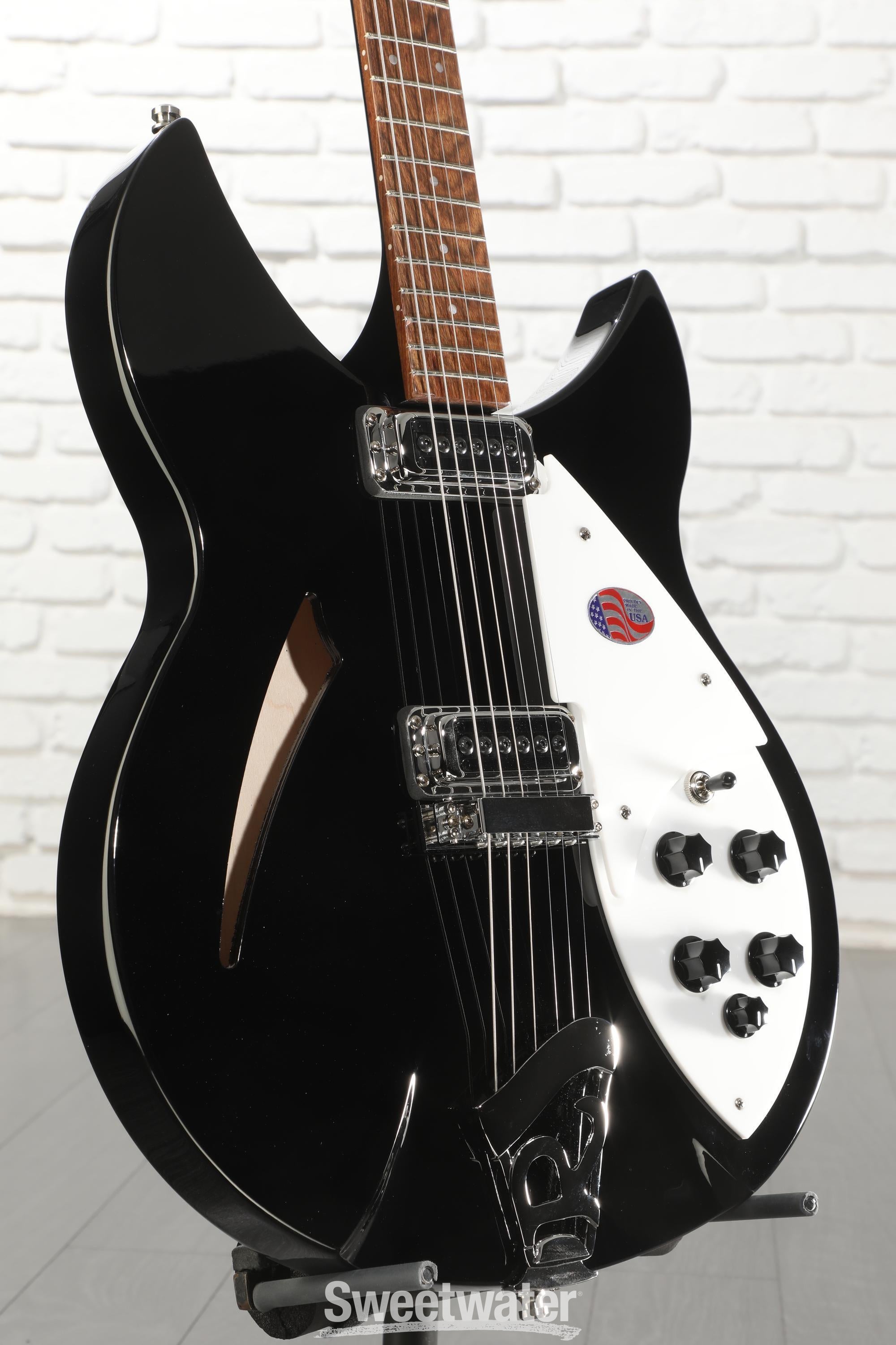 Photo of Rickenbacker 330 Thinline Semi-Hollow Electric Guitar - Jetglo