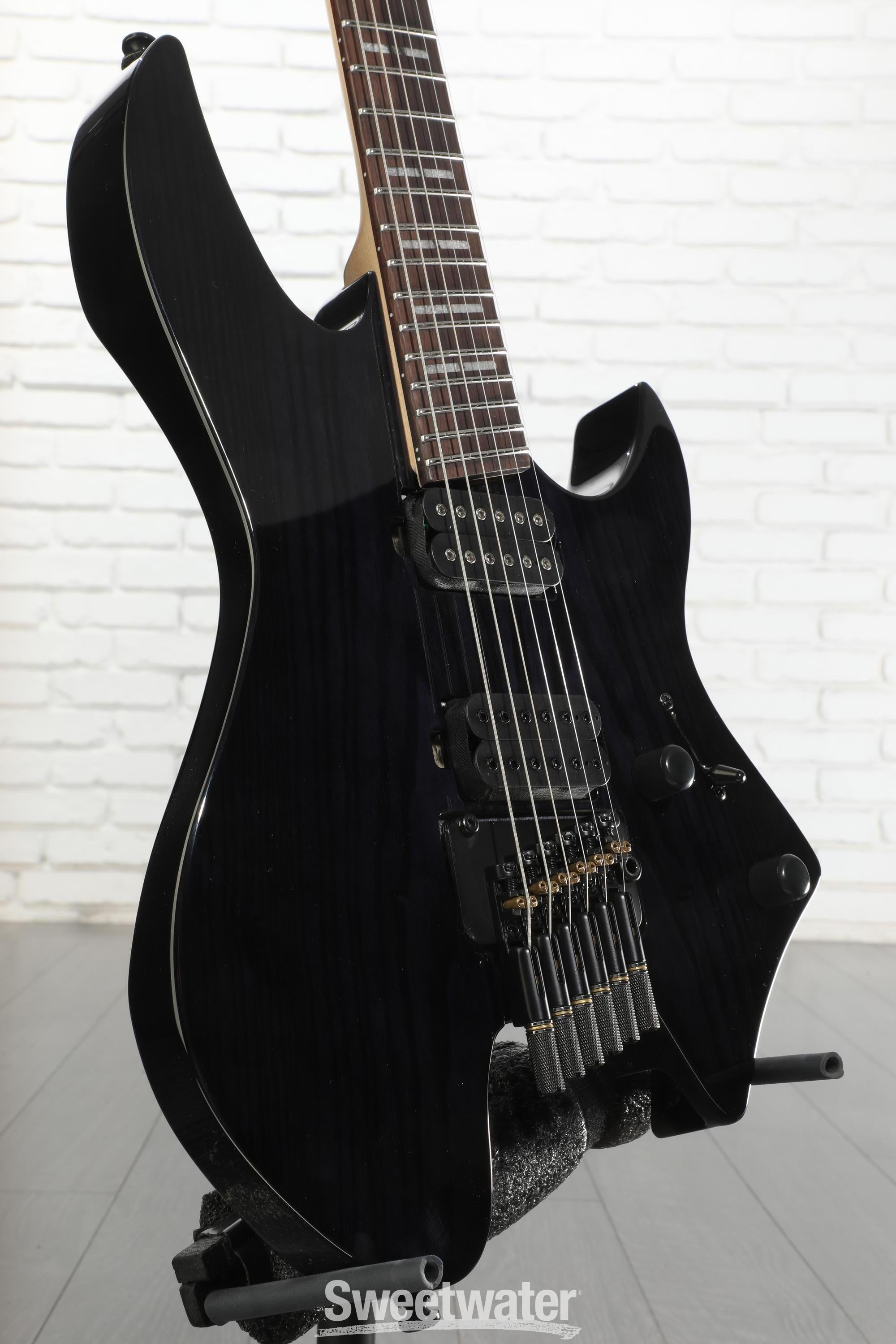 Sire Larry Carlton X6 Headless Electric Guitar - Transparent Black