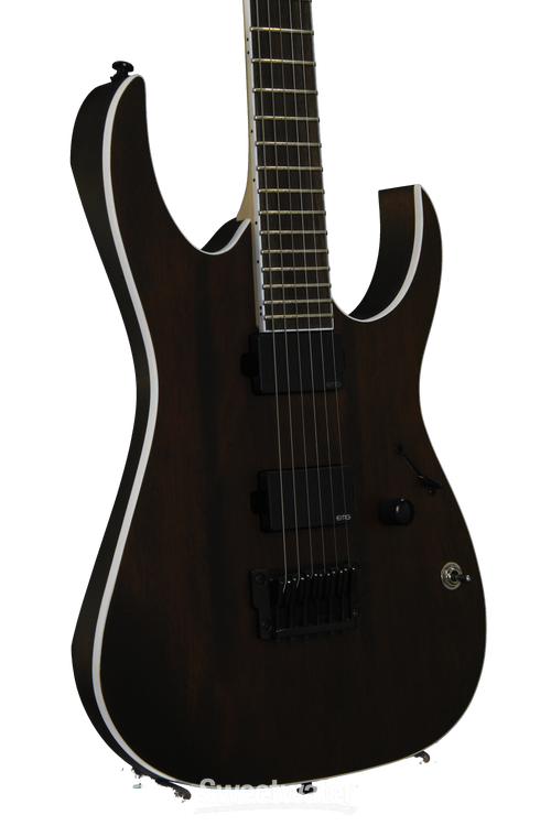 Ibanez RGIR20BFE Iron Label - Walnut Flat | Sweetwater Ibanez RGIR20BFE Iron Label - Walnut Flat | Sweetwater