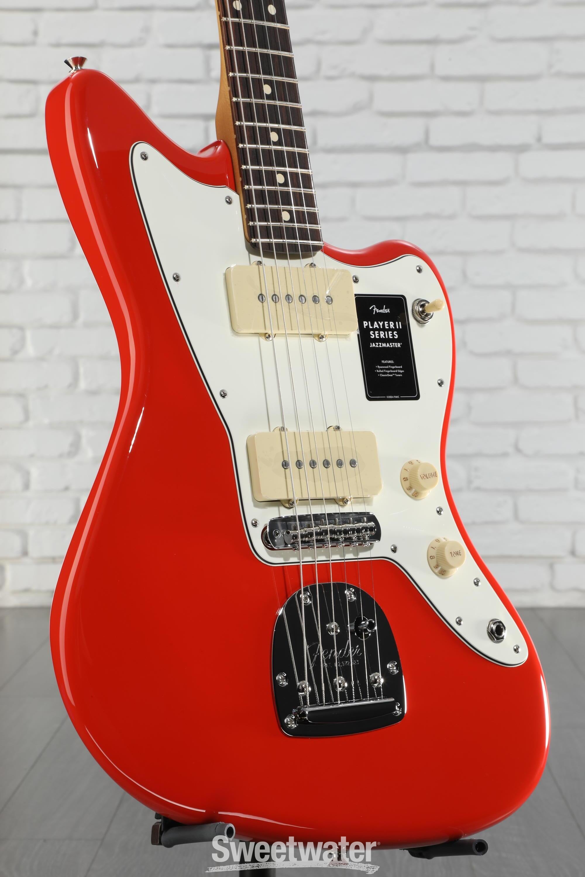 Fender Player II Jazzmaster Electric Guitar - Coral Red