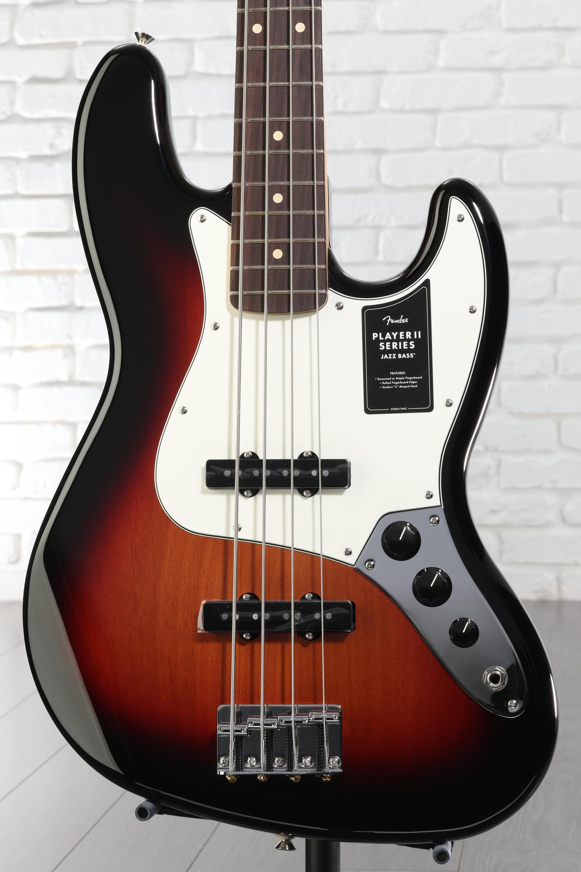 ベース Fender Player II Jazz Bass 3Col Sunburst Amazon.com: Fender Player II Jazz Bass - 3-color Sunburst with