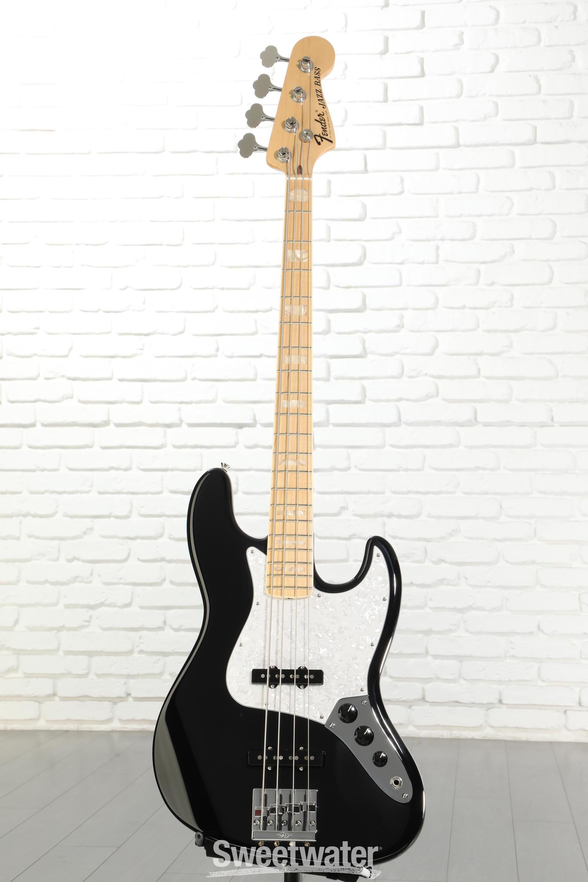 Fender USA Geddy Lee Jazz Bass - Black | Sweetwater