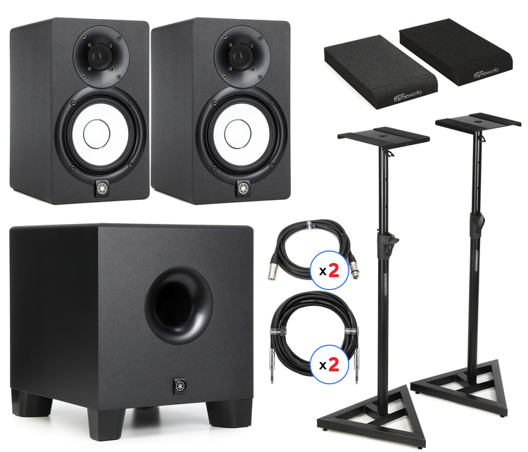 Yamaha HS5 5 inch Powered Studio Bundle | Sweetwater